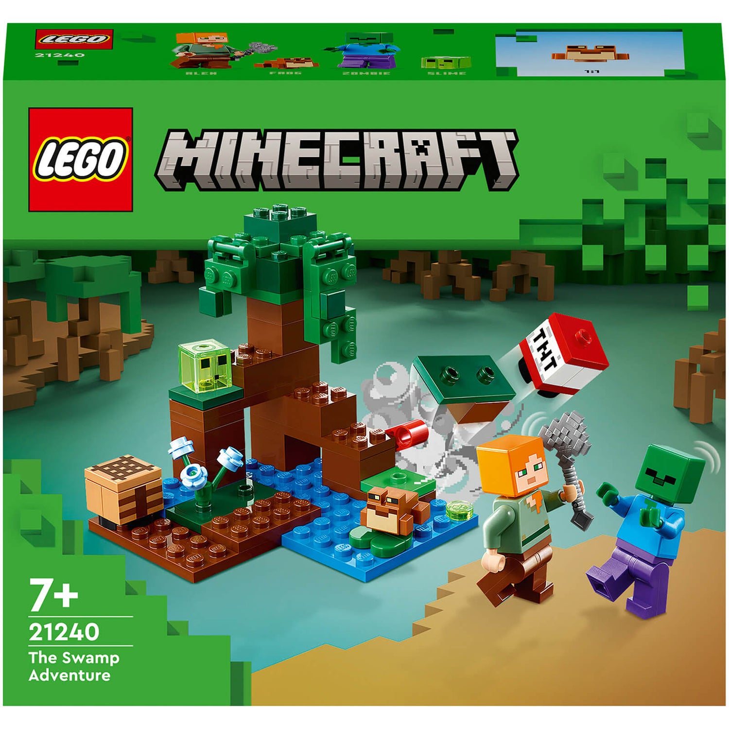 LEGO Minecraft: The Swamp Adventure Set with Figures (21240)