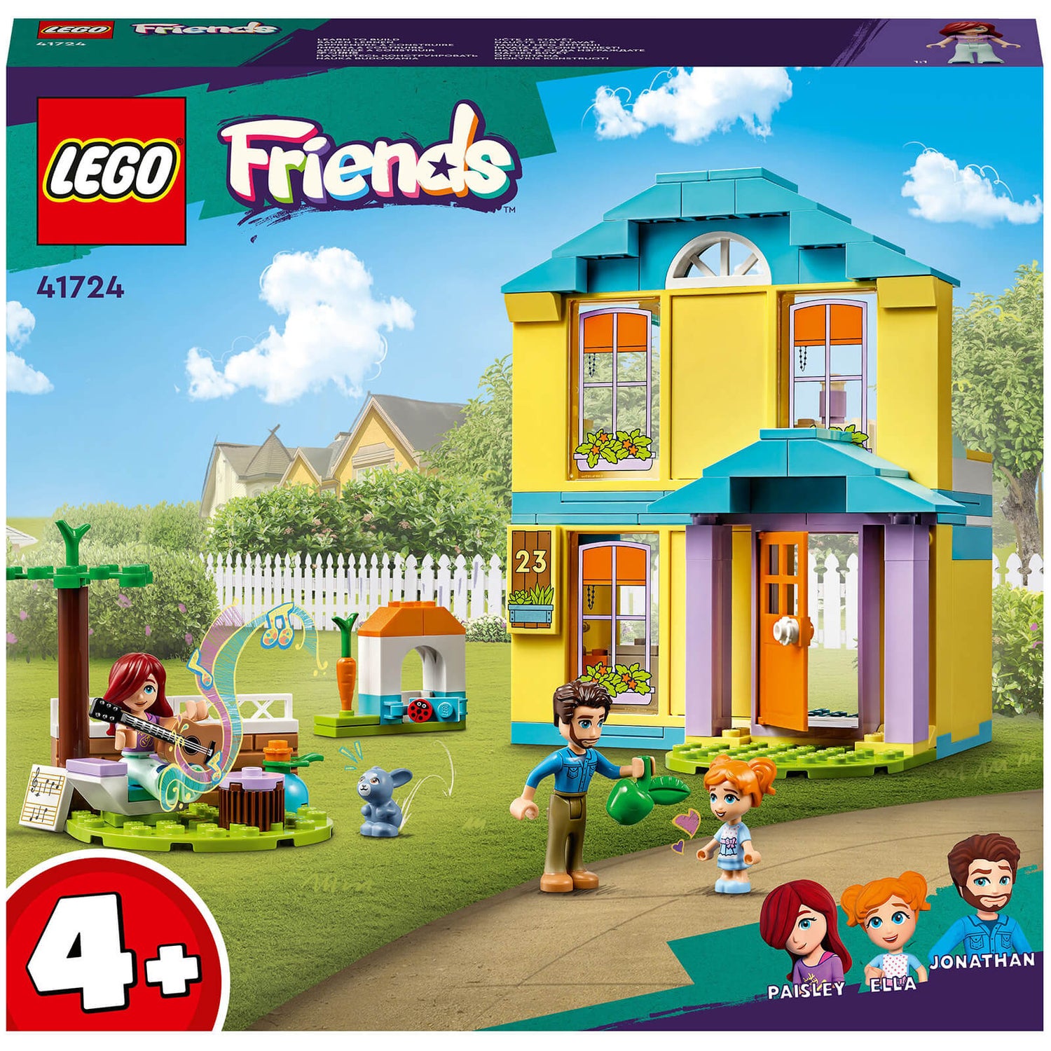 LEGO Friends: Paisley's House 4+ Set with Mini-Dolls (41724)