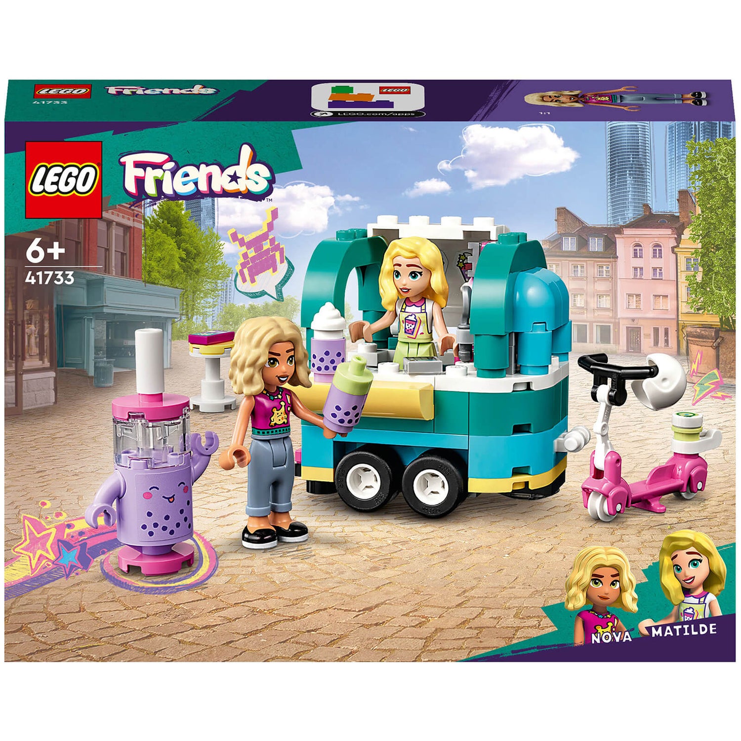 LEGO Friends: Mobile Bubble Tea Shop with Toy Scooter (41733)