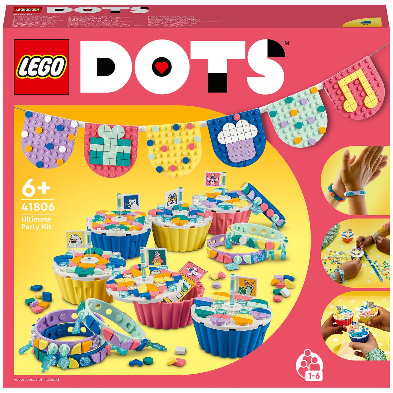 LEGO DOTS: Ultimate Party Kit Birthday Cupcake Crafts (41806)