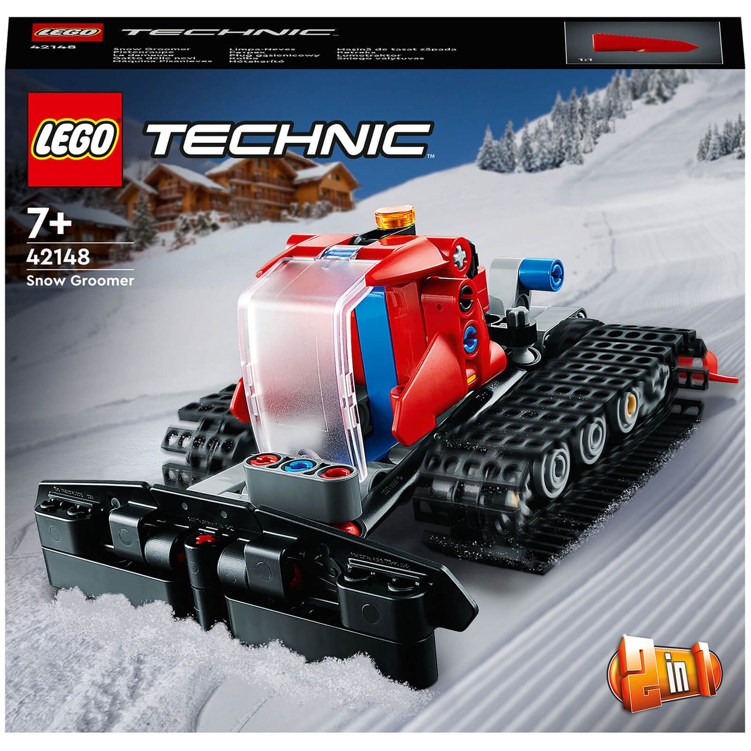 LEGO Technic: Snow Groomer 2in1 Vehicle Snowmobile Set (42148)