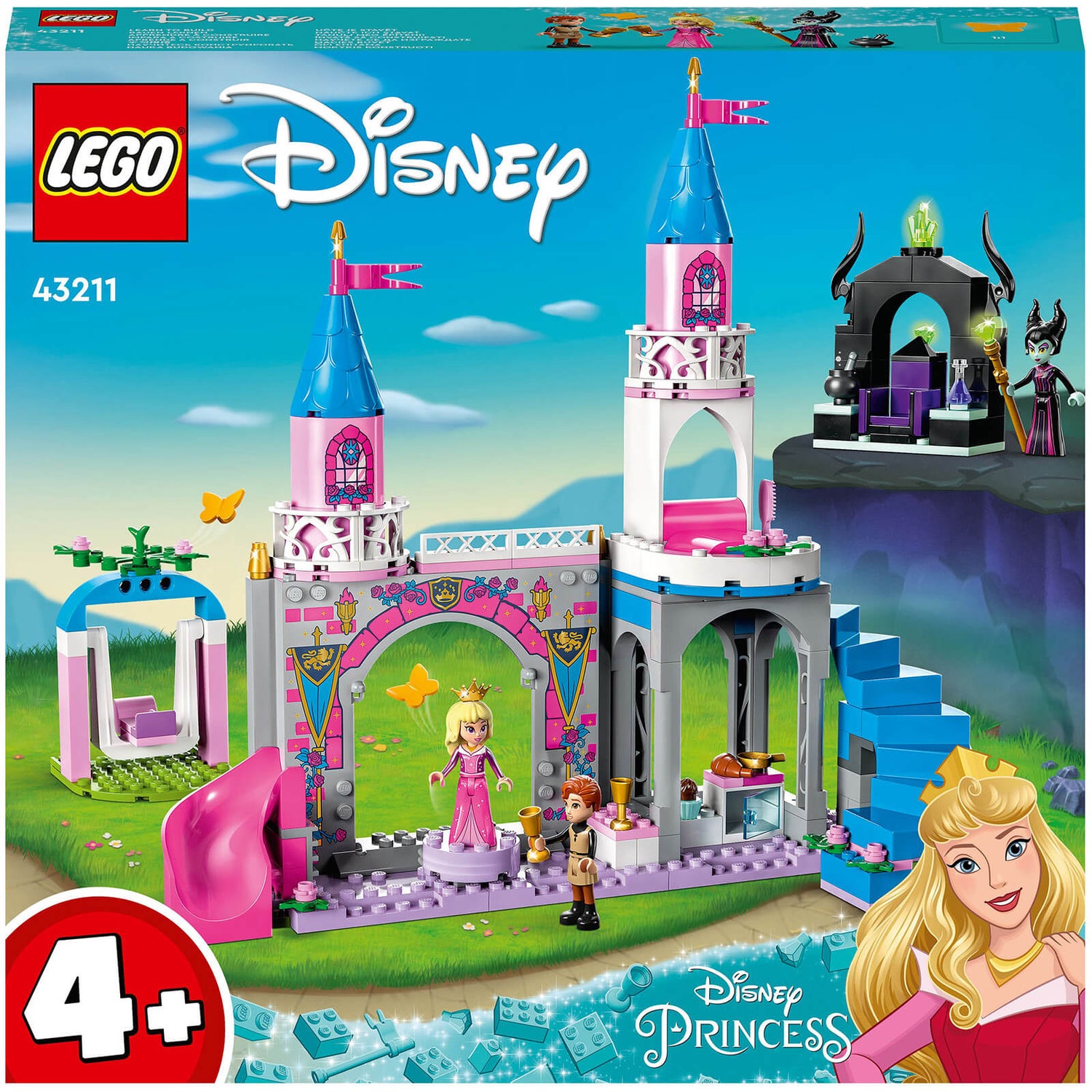 LEGO|Disney Princess: Aurora's Castle Buildable Toy (43211)