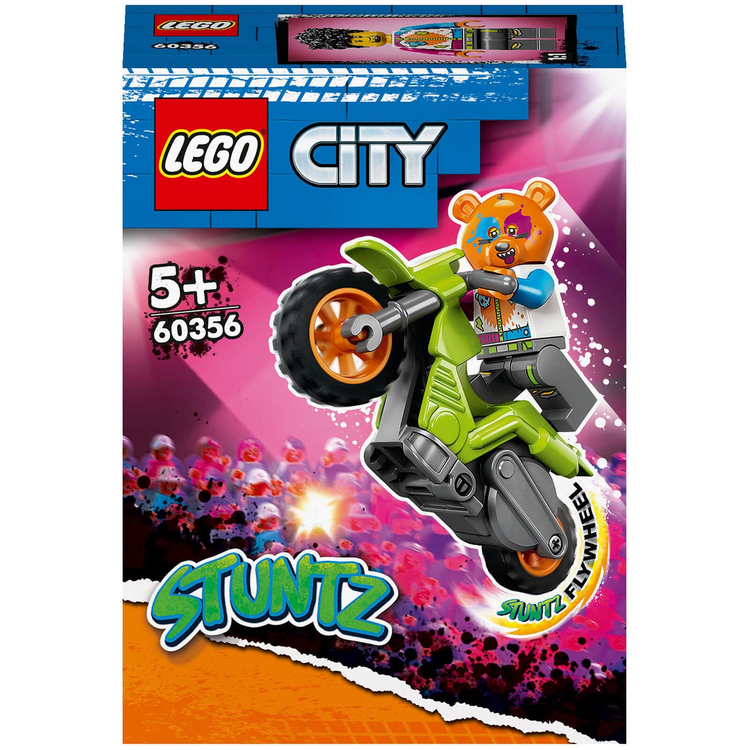LEGO City: Stuntz Bear Stunt Bike Motorbike Toy (60356)