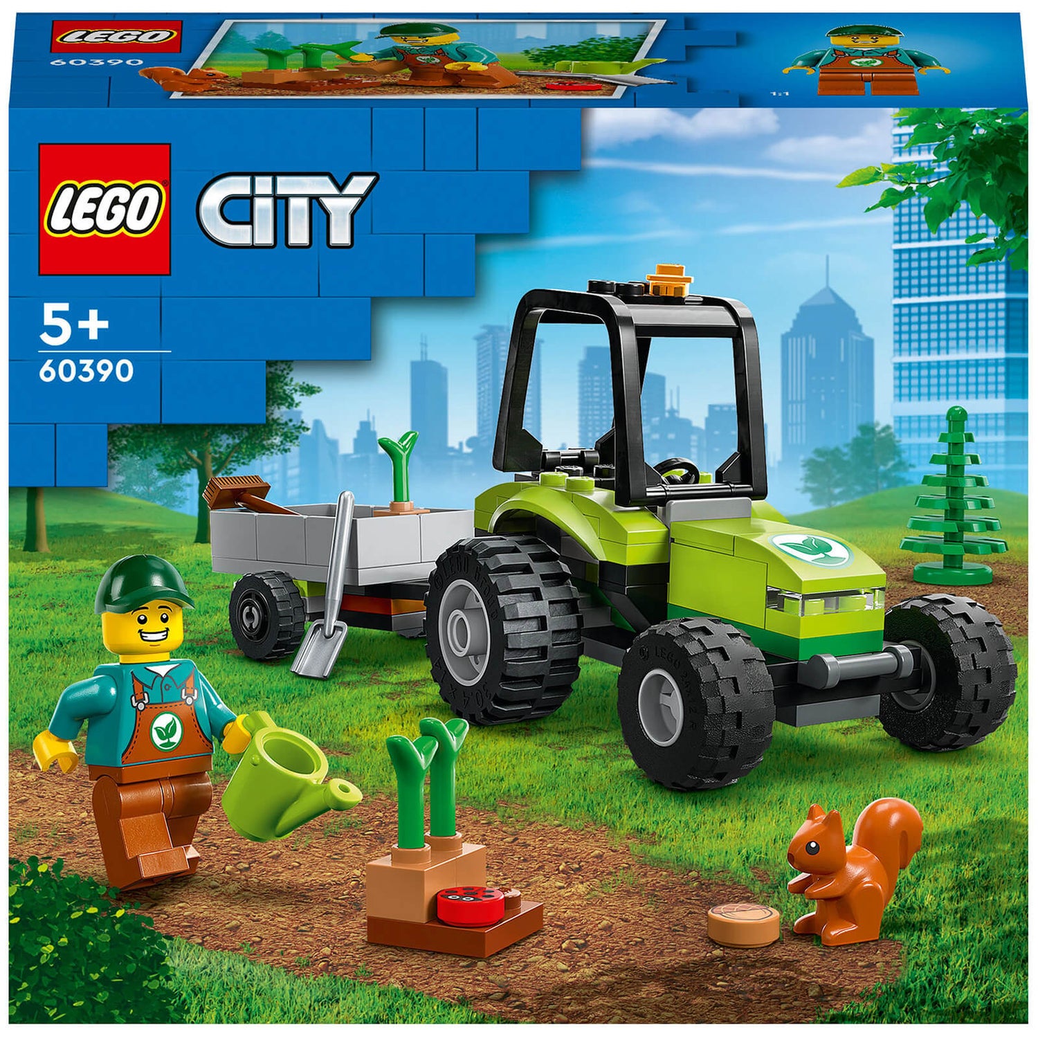 LEGO City: Park Tractor and Trailer Toy Farm Vehicle (60390)