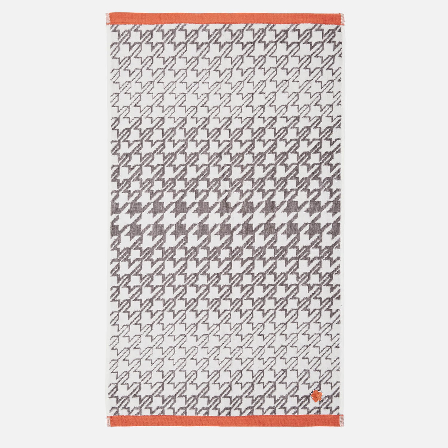 Ted Baker Houndstooth Geo Towel - Charcoal