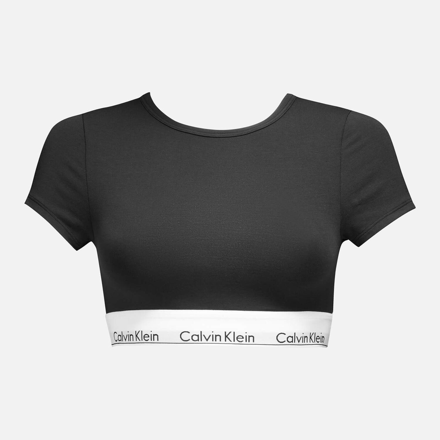 Calvin Klein Stretch-Cotton and Modal-Blend T-Shirt Bralette 