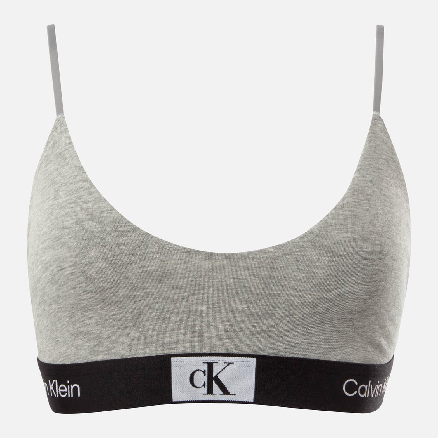 Calvin Klein Cotton-Blend Jersey Bralette - XS
