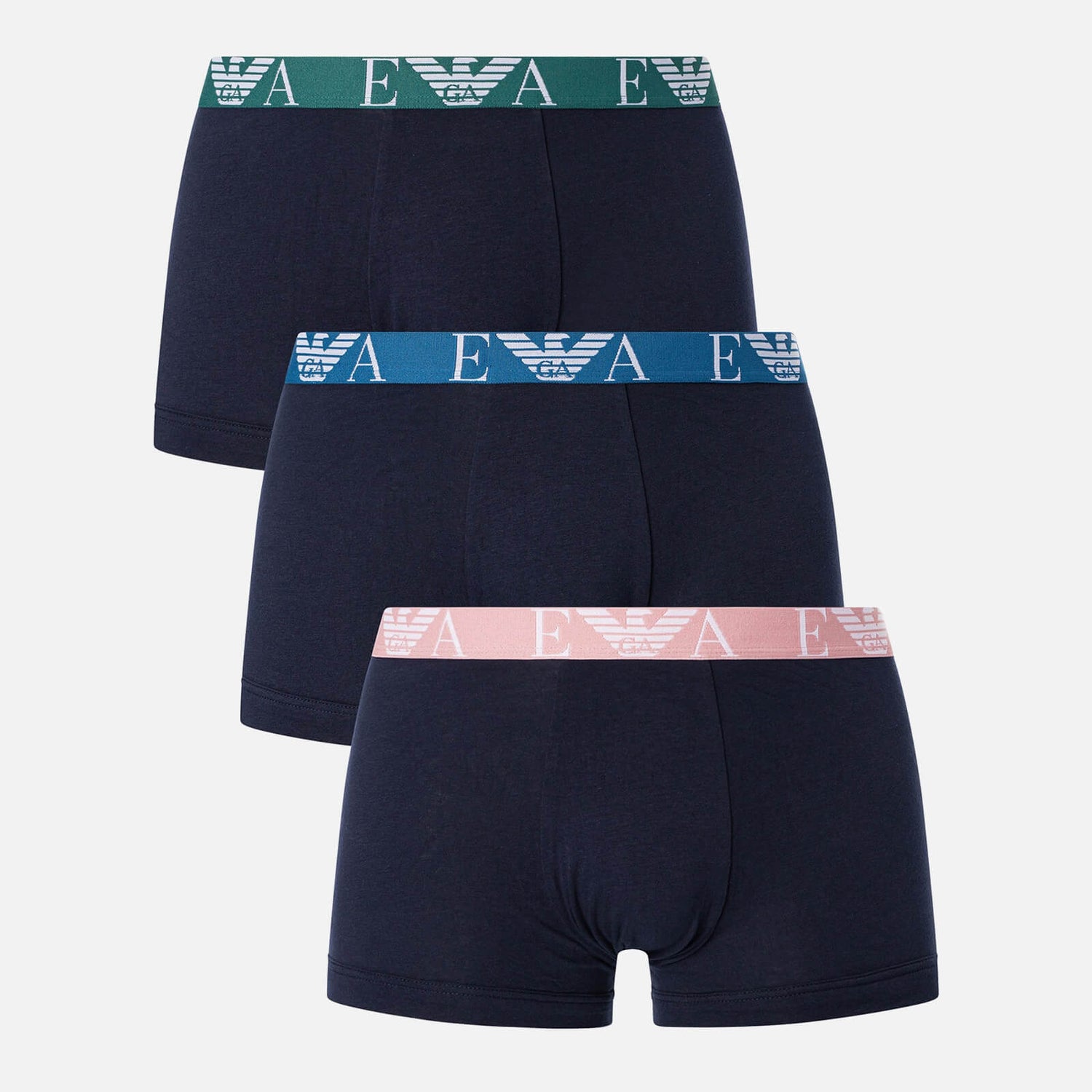 Emporio Armani Cotton-Blend 3 Pack Boxer Shorts
