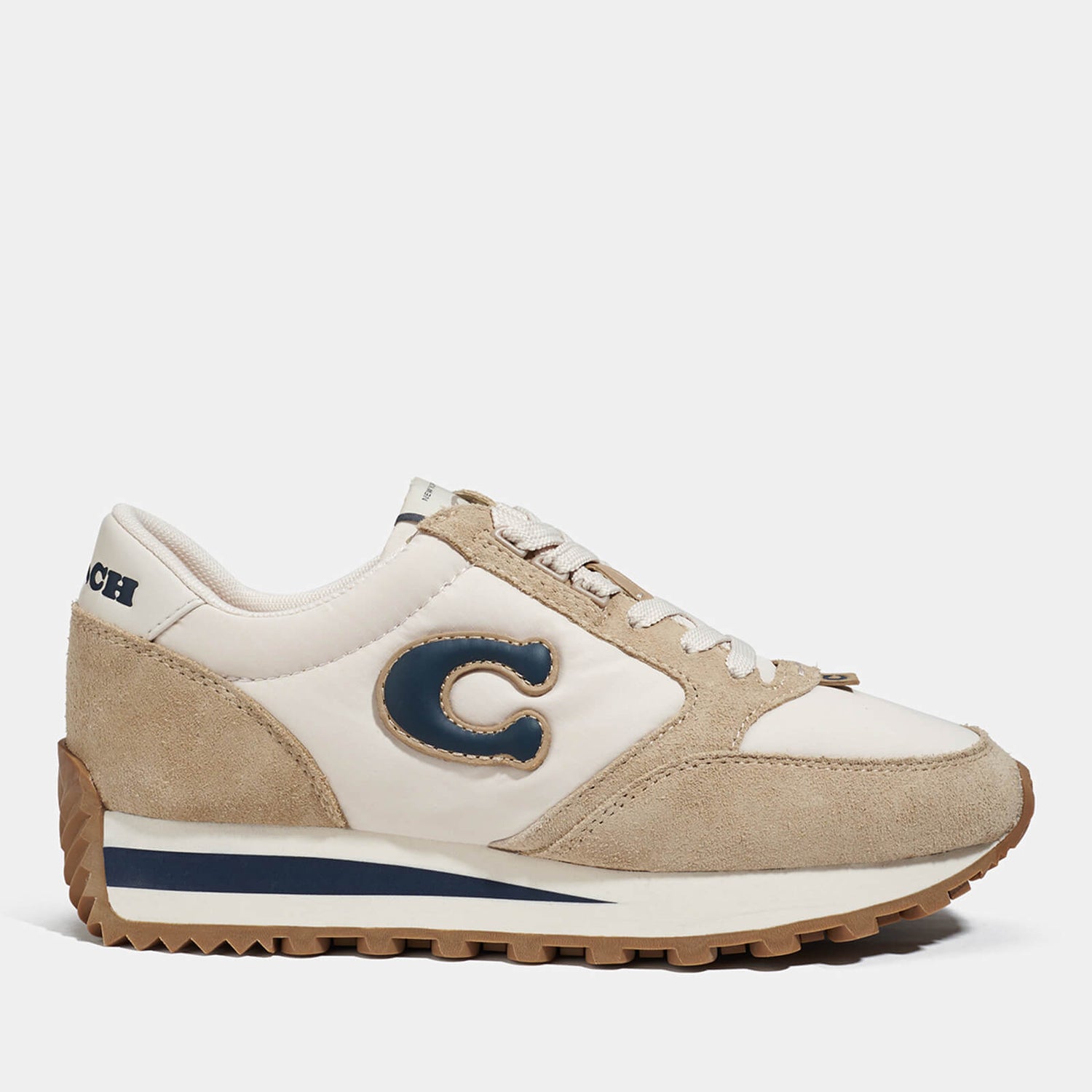 Coach Men's Runner Suede and Shell Trainers - UK 7