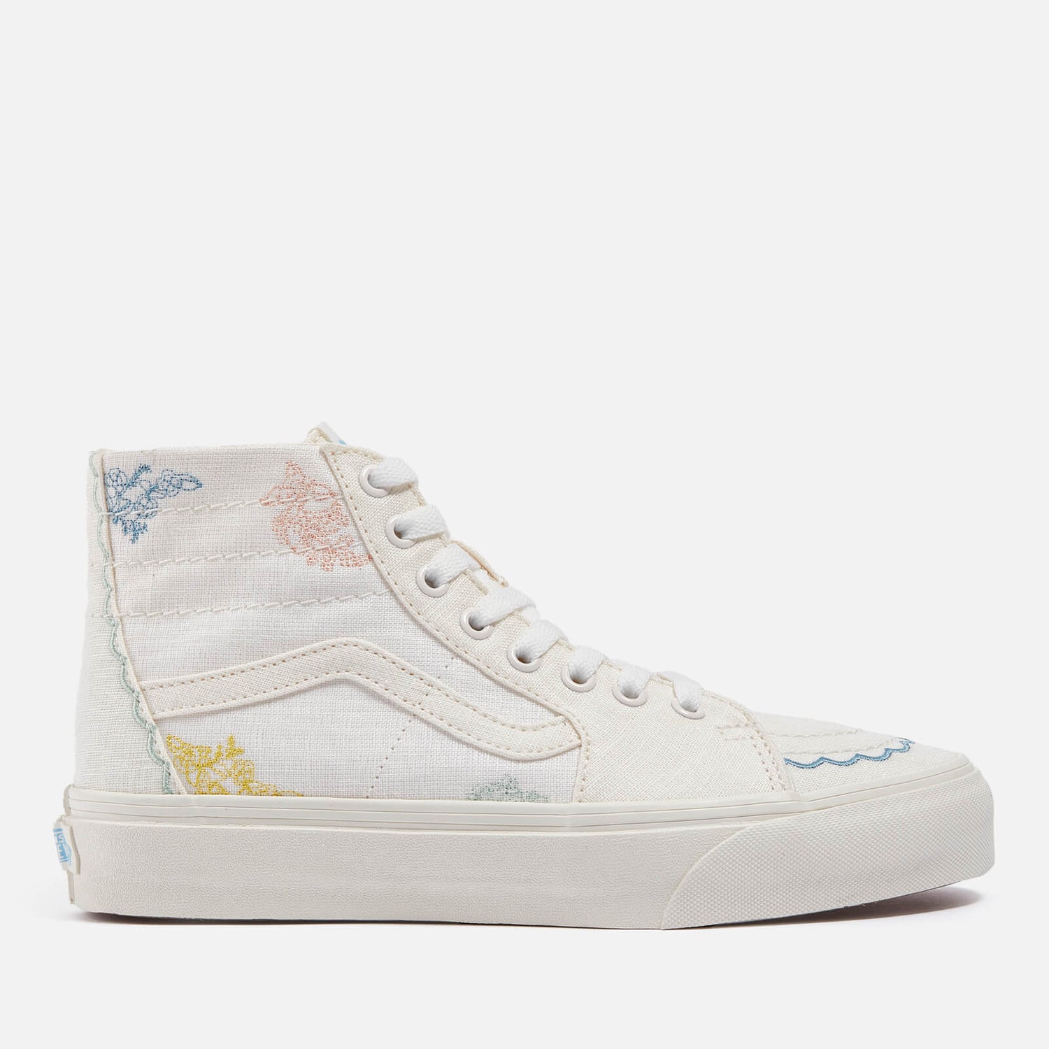 Vans Women's Blossom Sk8-Hi Tapered Linen Trainers - 5