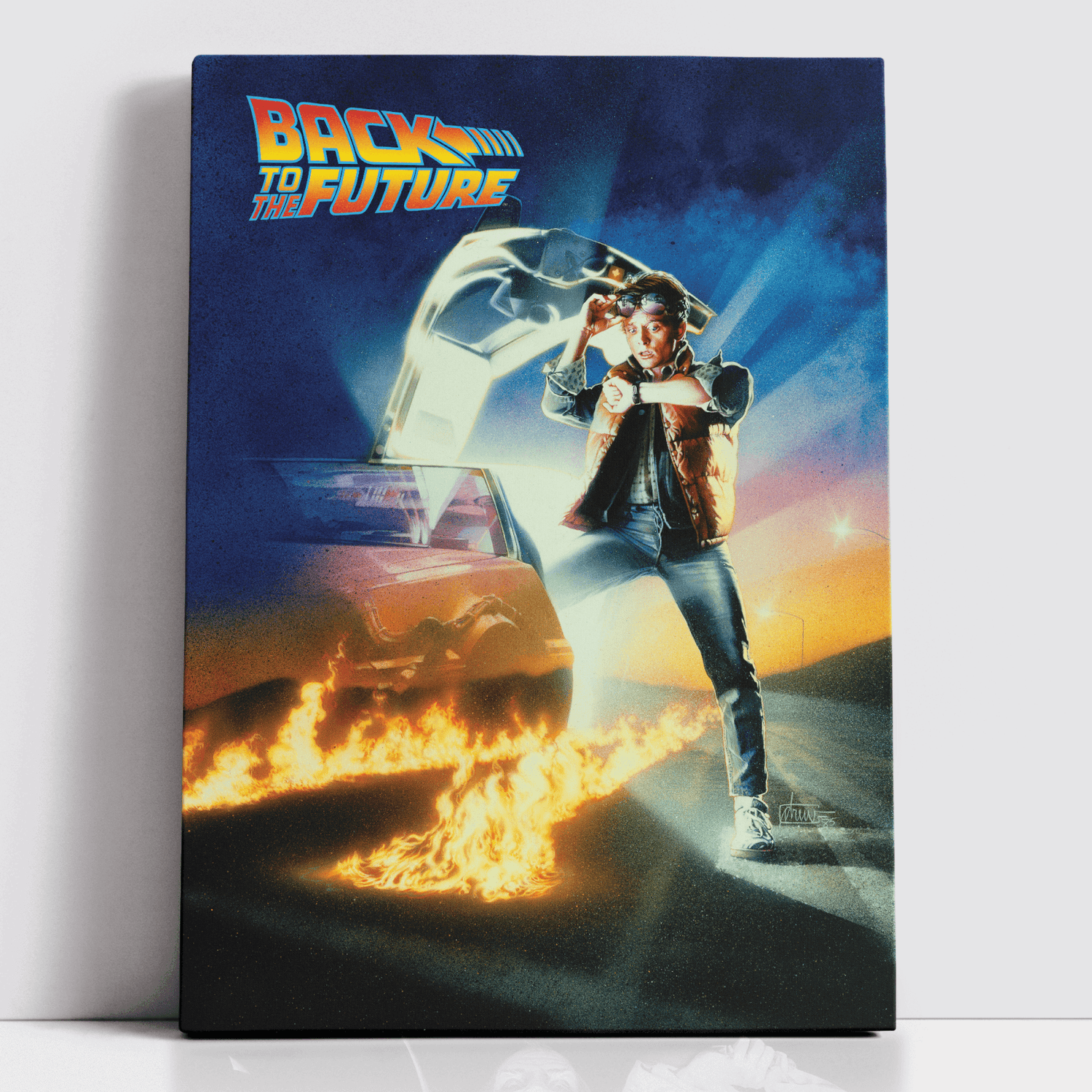 Decorsome x Back To The Future Classic Poster Rectangular Canvas