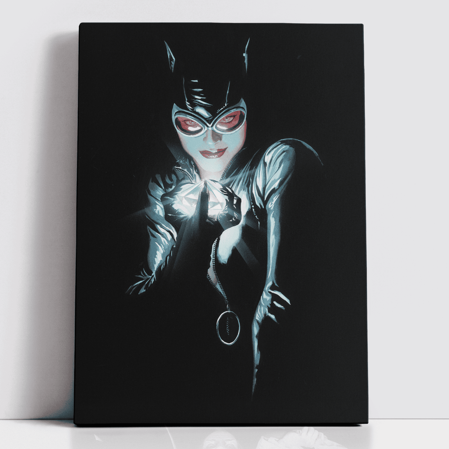 Decorsome x Batman Alex Ross - Catwoman Rectangular Canvas