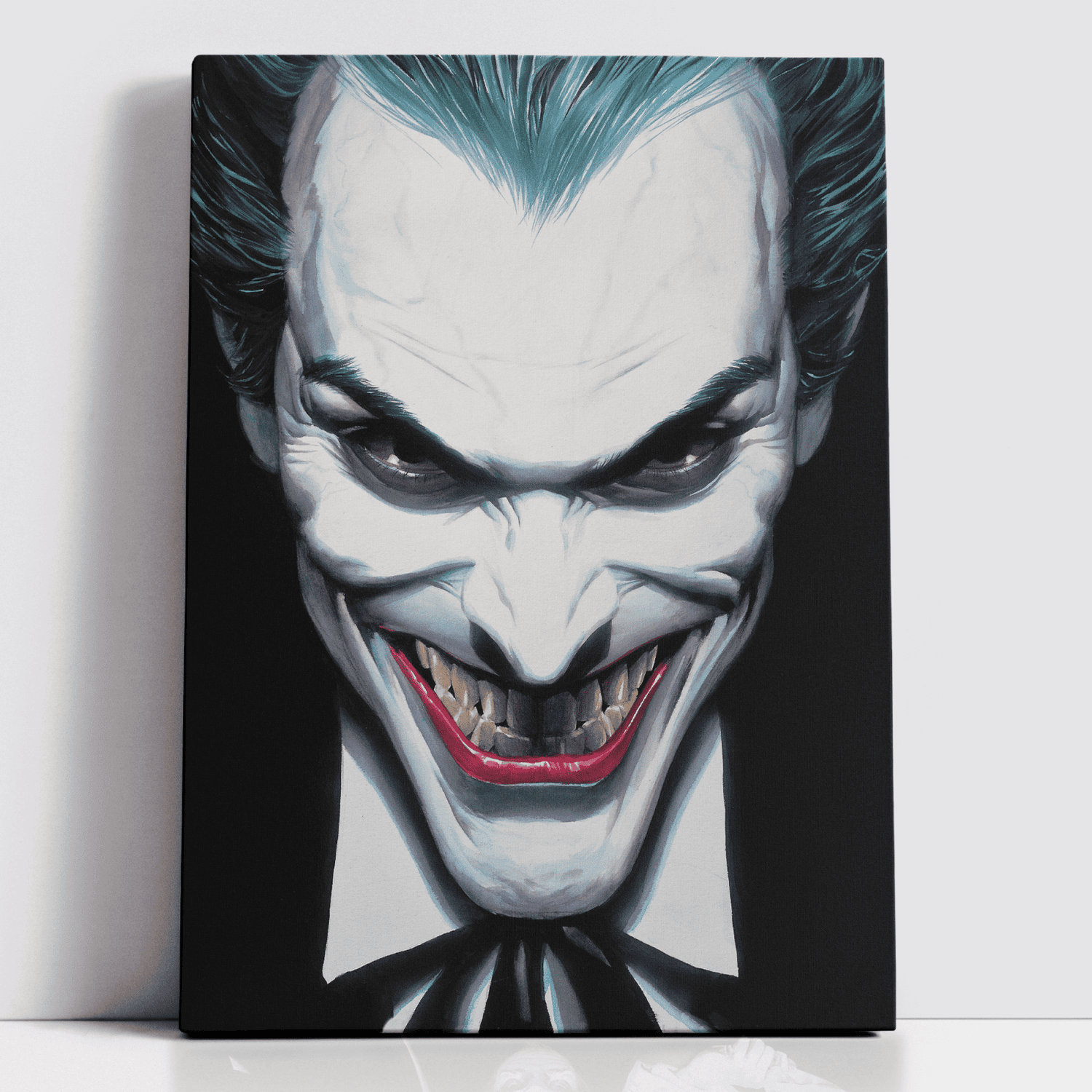Decorsome x Batman Alex Ross - The Joker Face Rectangular Canvas