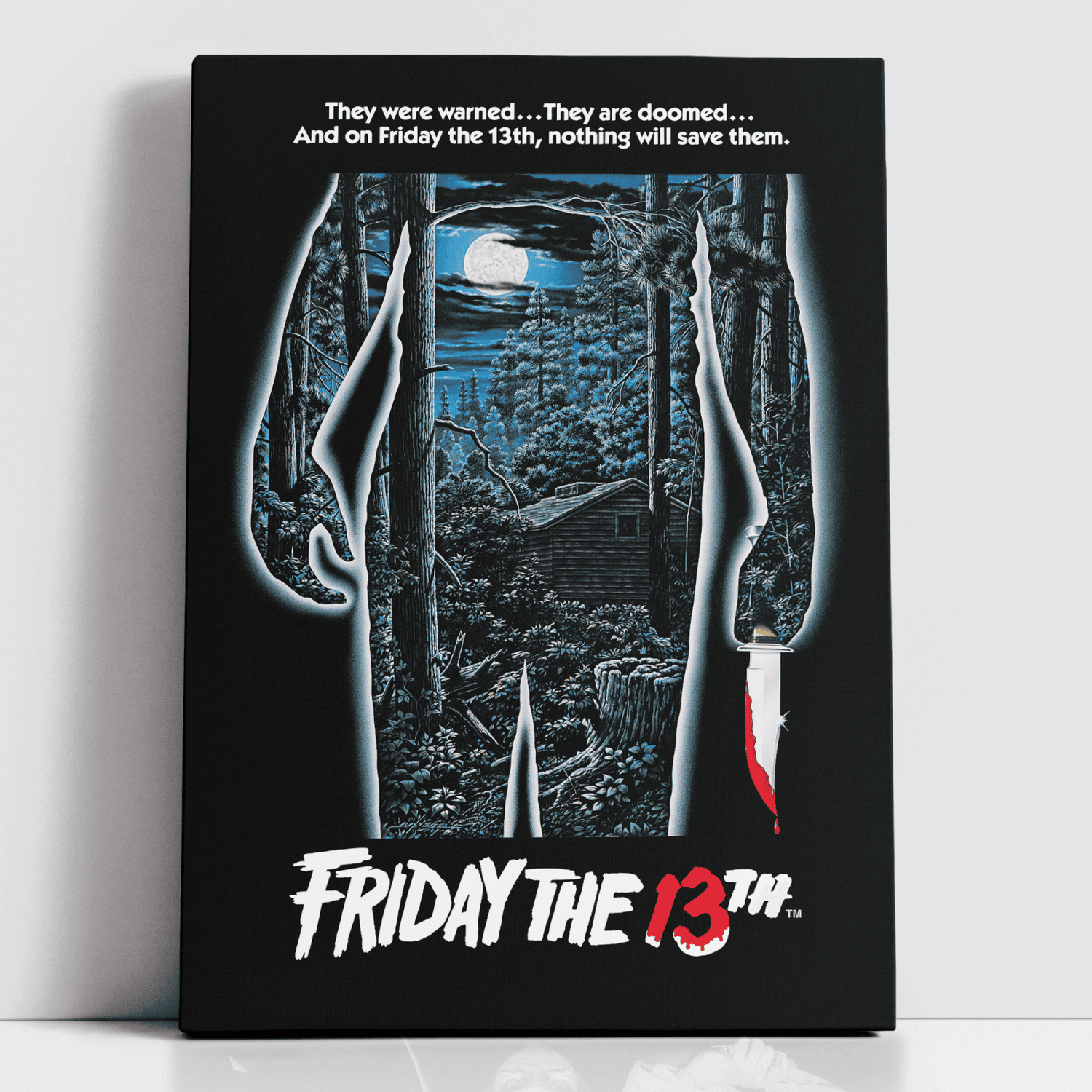 Decorsome x Friday the 13th Classic Poster  Rectangular Canvas