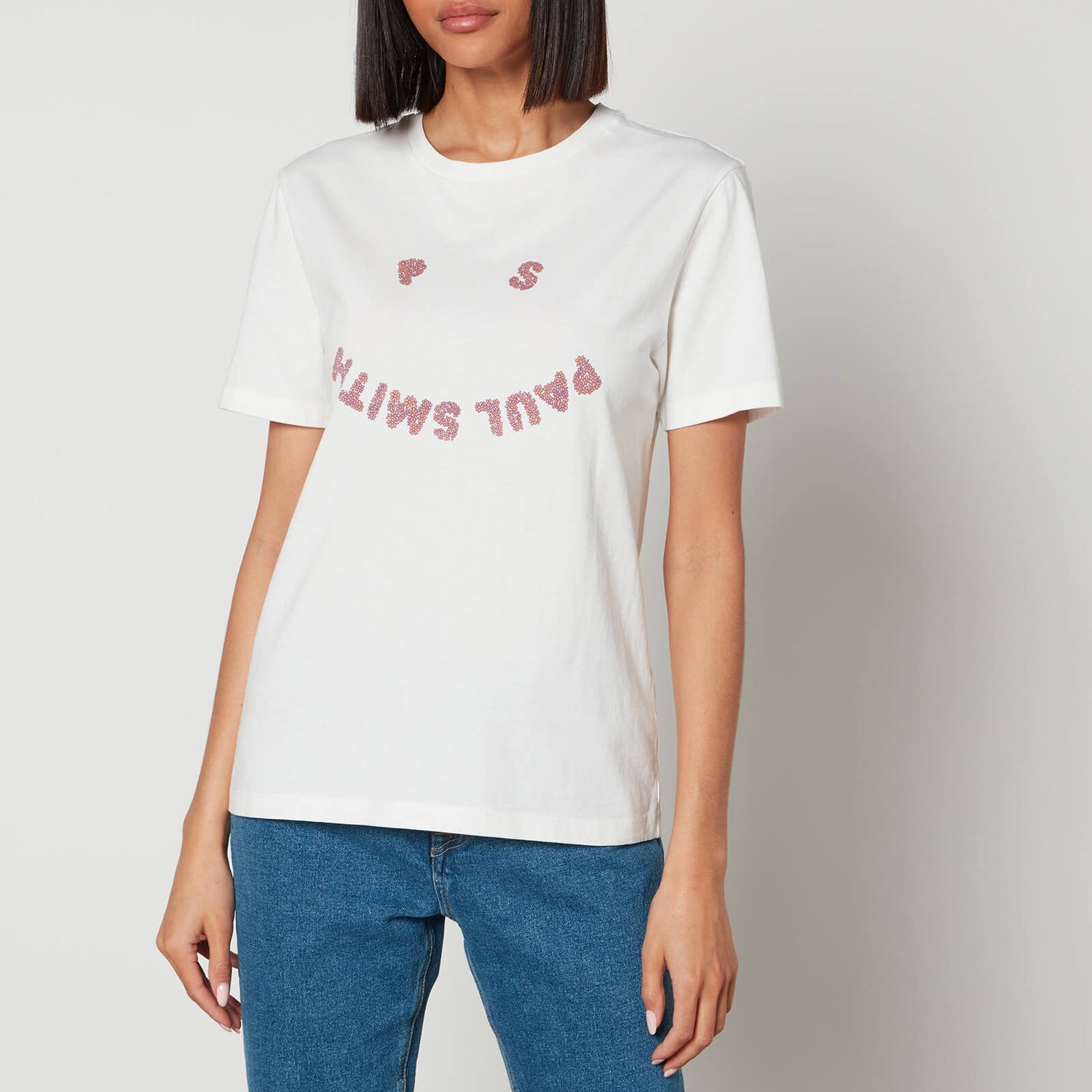 PS Paul Smith Happy Printed Cotton-Jersey T-Shirt - XS