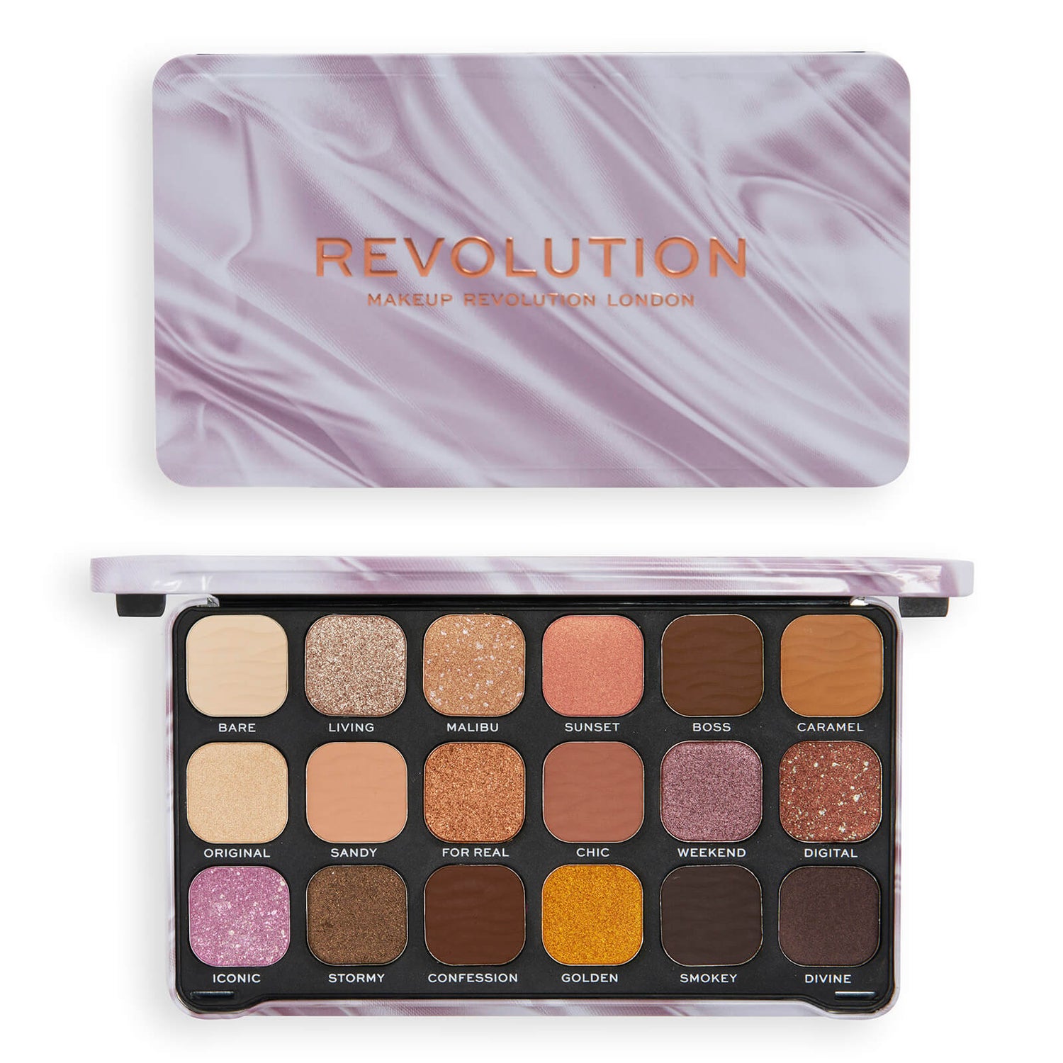 Paleta de sombras de ojos Forever Flawless de Makeup Revolution - Nude Silk
