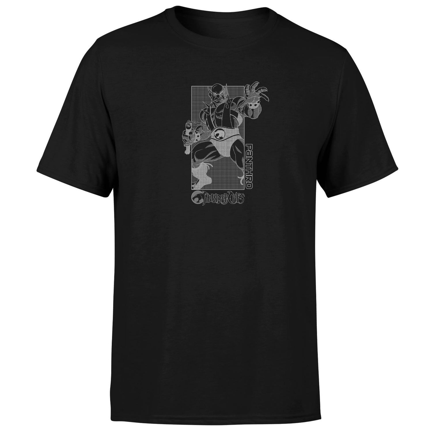 Thundercats Panthro Grey Unisex T-Shirt - Black