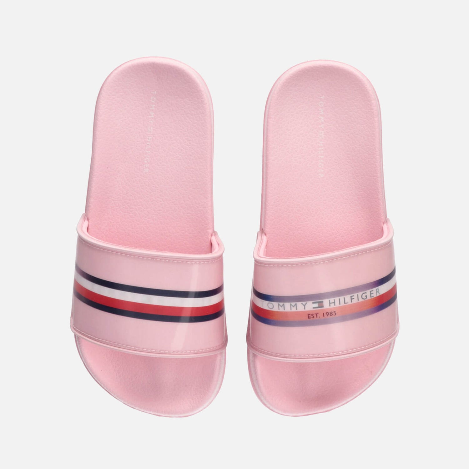 Tommy Hilfiger Kids Logo Rubber Slides TheHut