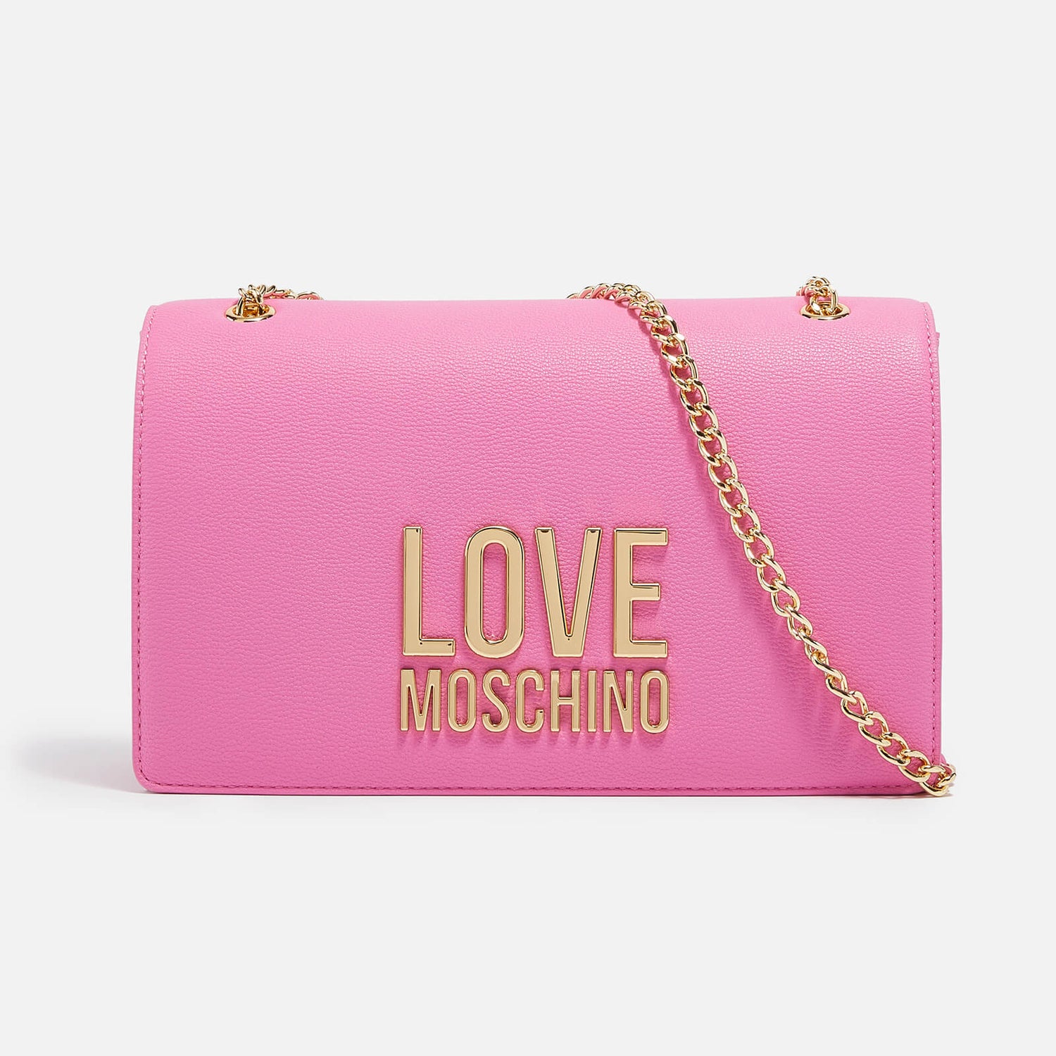 Love Moschino Borsa Lettering Faux Leather Bag