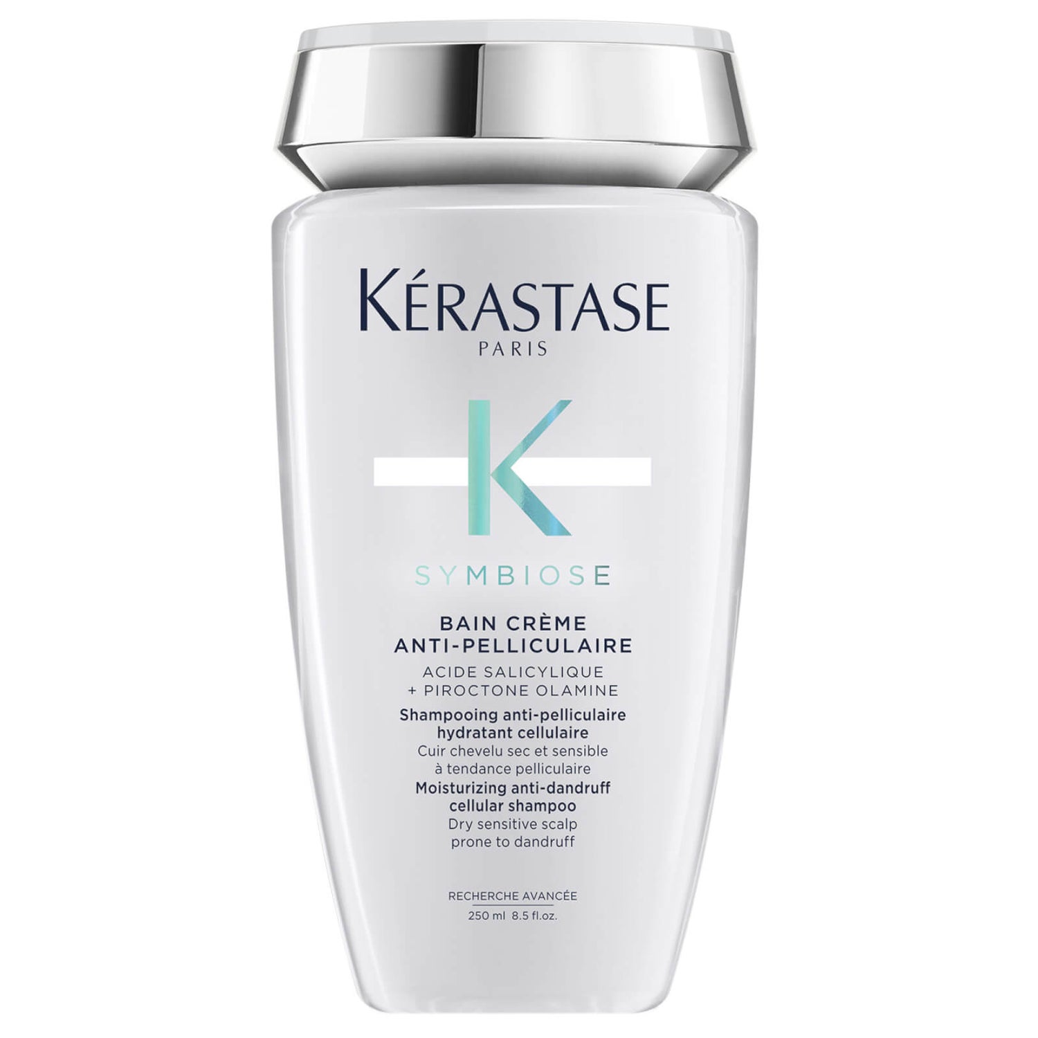 Kérastase Symbiose Moisturising Anti-Dandruff Cellular Shampoo For Dry Sensitive Scalp Prone To Dandruff 250ml