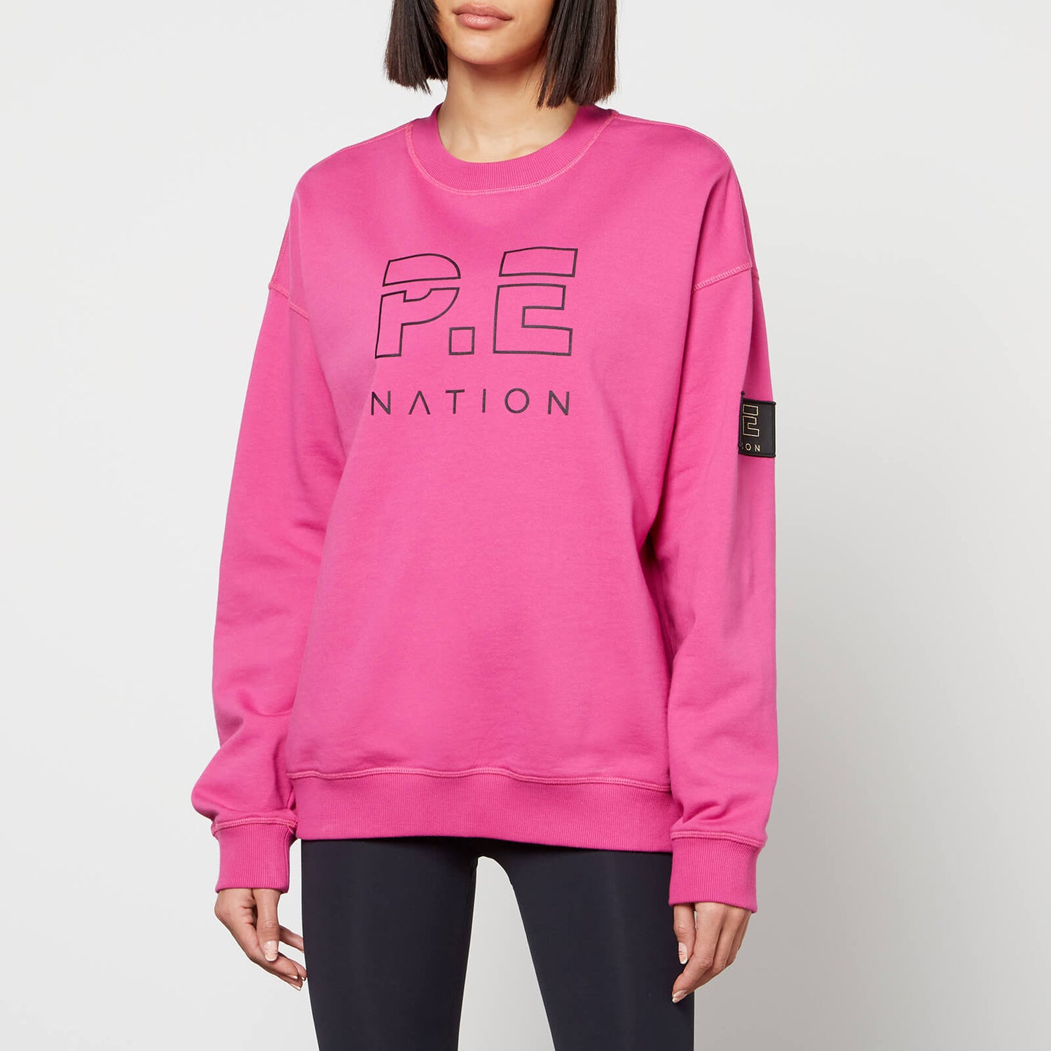 P.E NATION Heads Up Organic Cotton-Jersey Sweatshirt - XS