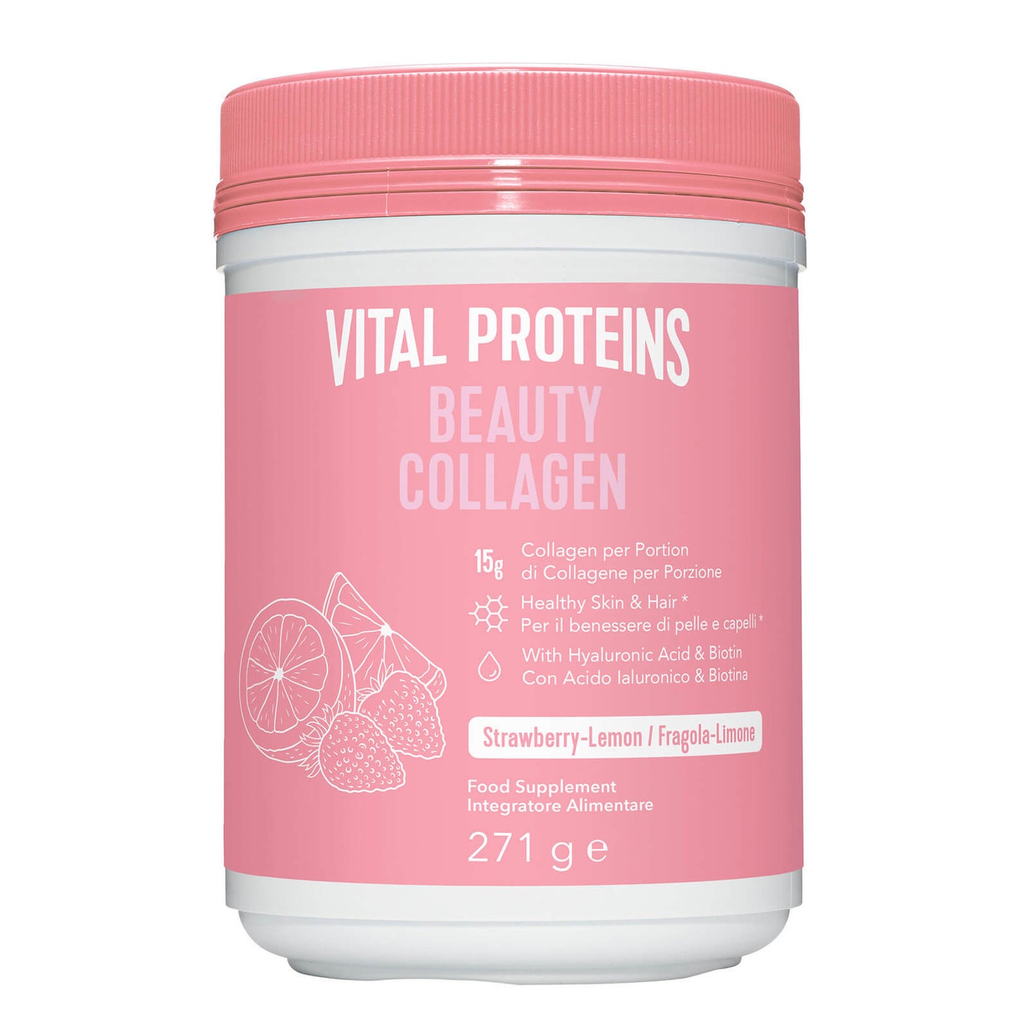 Vital Proteins Beauty Collagen Strawberry Lemon