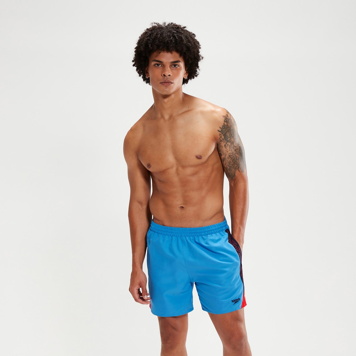 Redelijk Voorbereiding Kustlijn Men's Hyper Boom Splice 16" Swim Shorts Blue/Red | Speedo