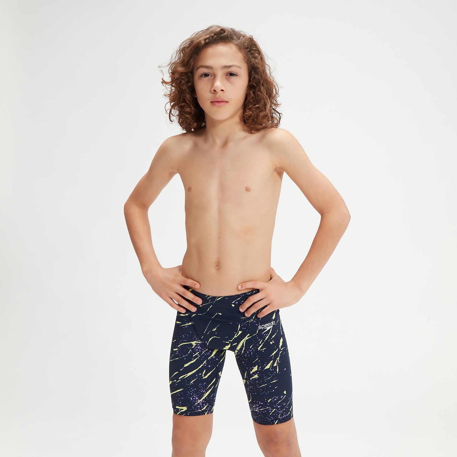 Boys Fastskin Endurance High Waisted Jammer Navy Speedo