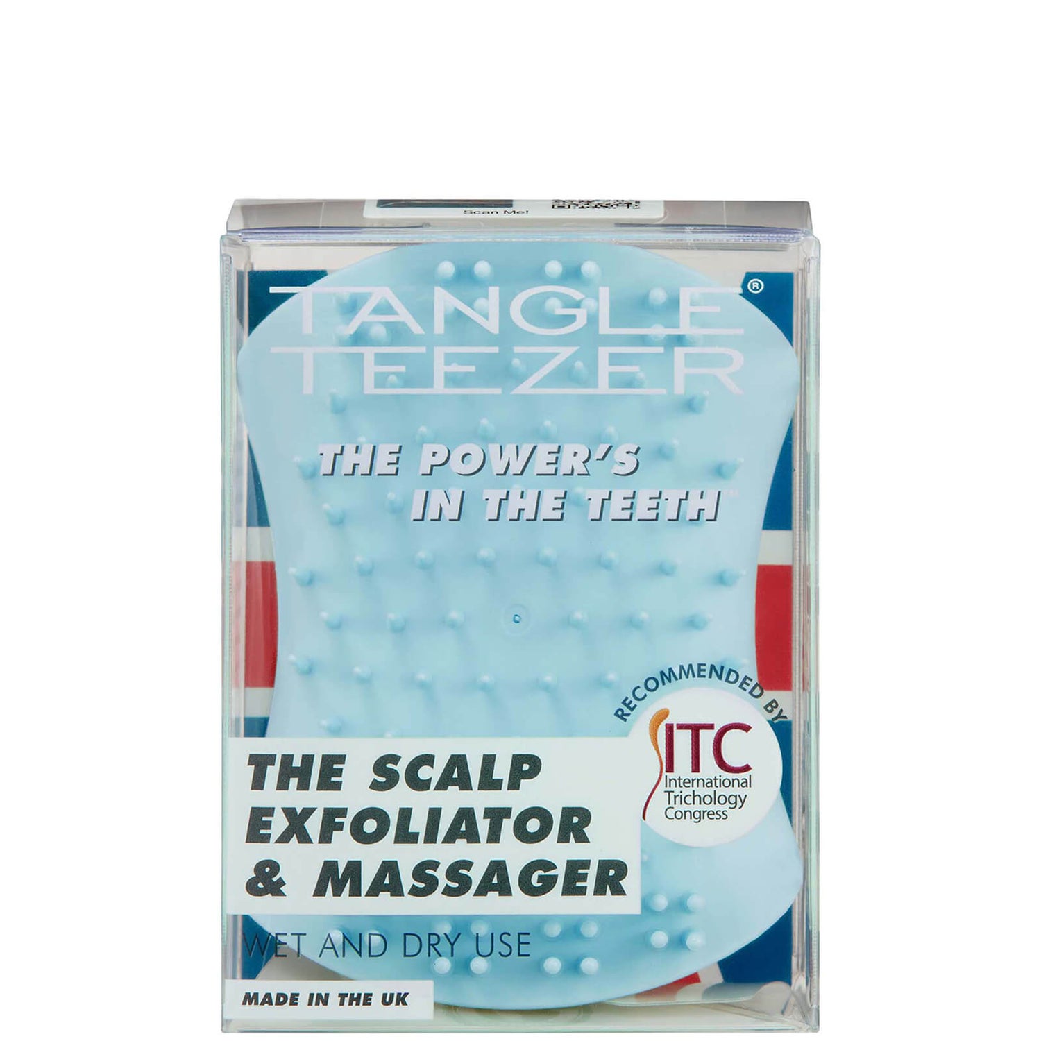 Tangle Teezer The Scalp Exfoliator and Massager - Seafoam Blue