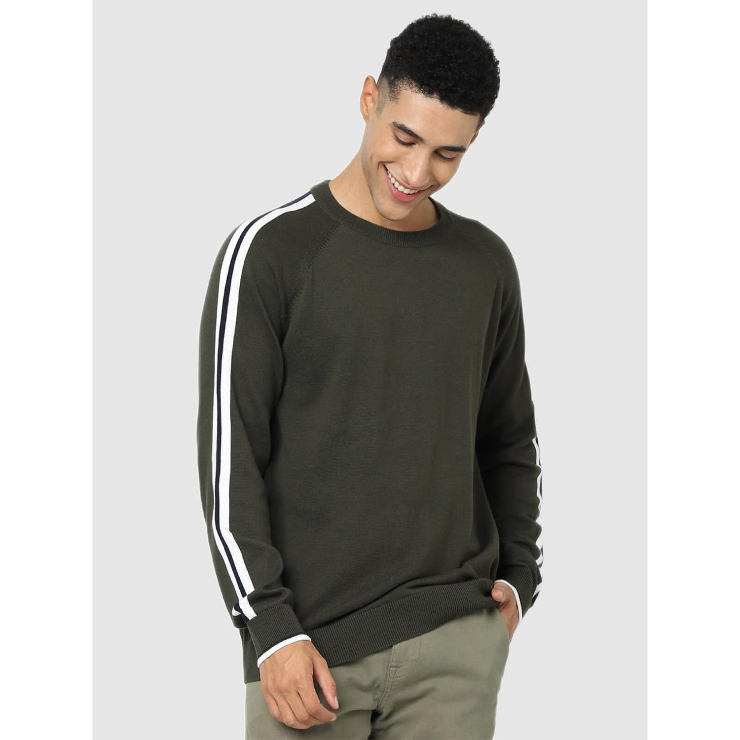 Olive green store pullover sweater