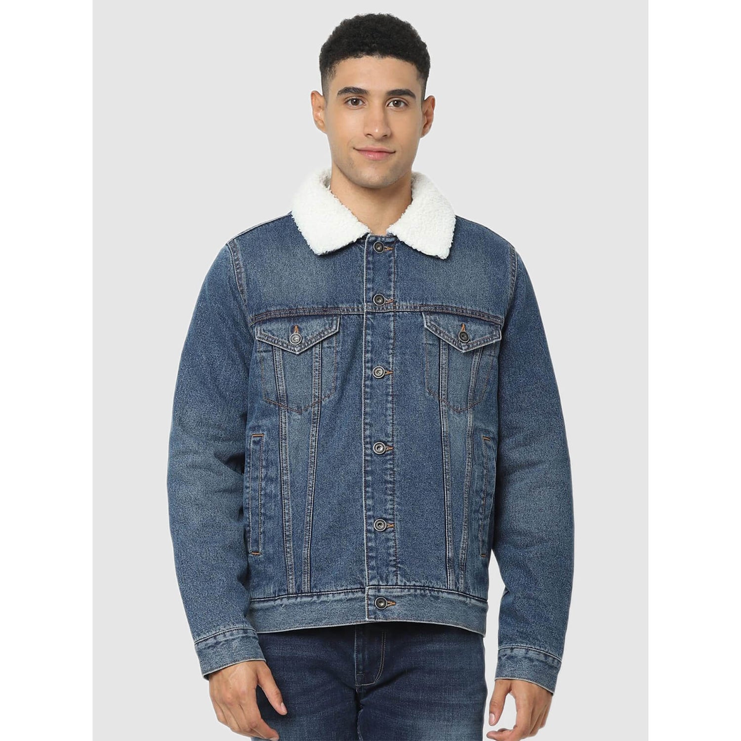 Celio blue clearance jacket