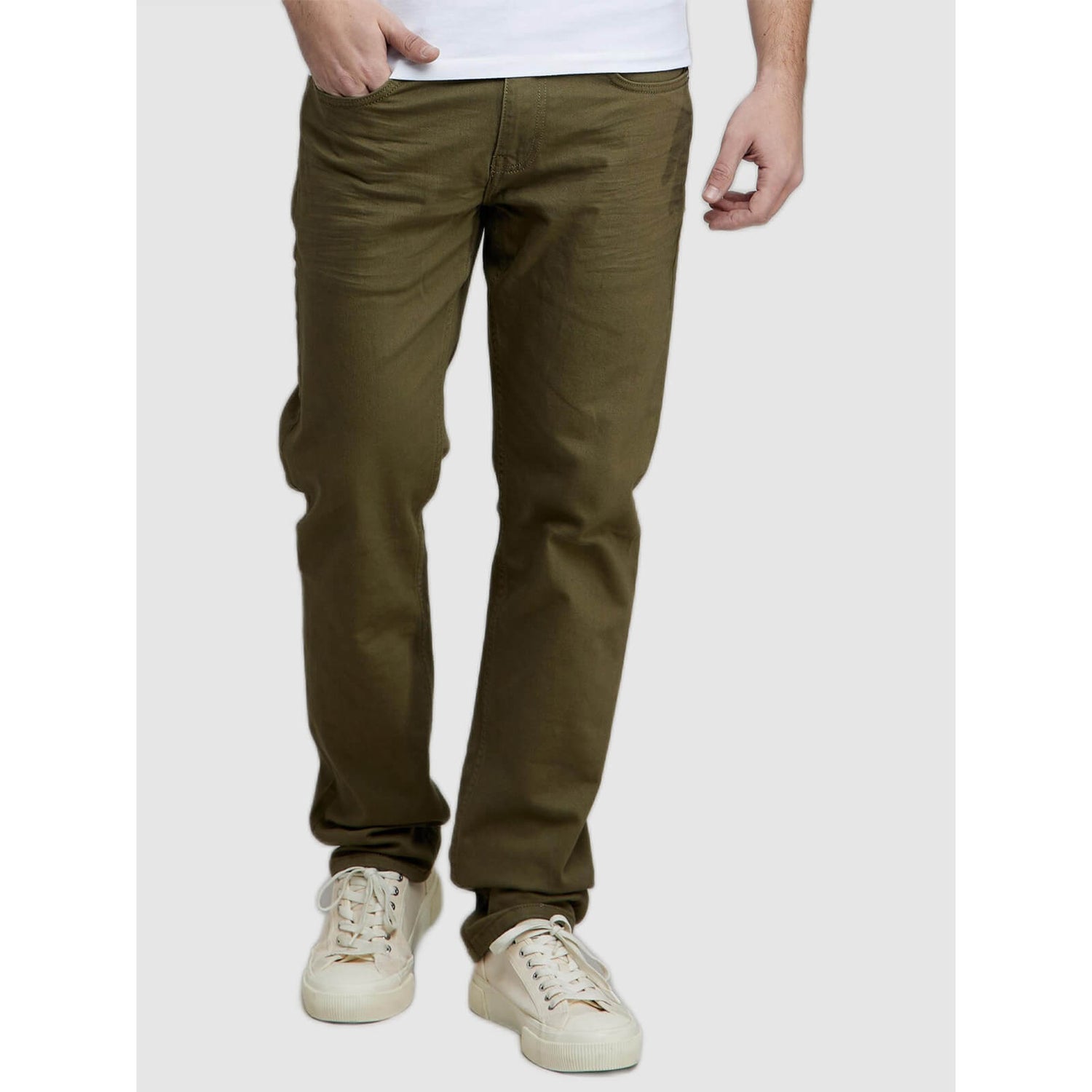 Olive drab jeans sale
