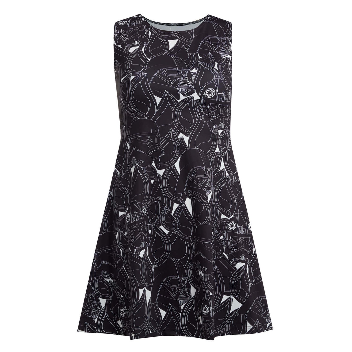 Supasuta x Star Wars Darkside Helmet Skater Dress