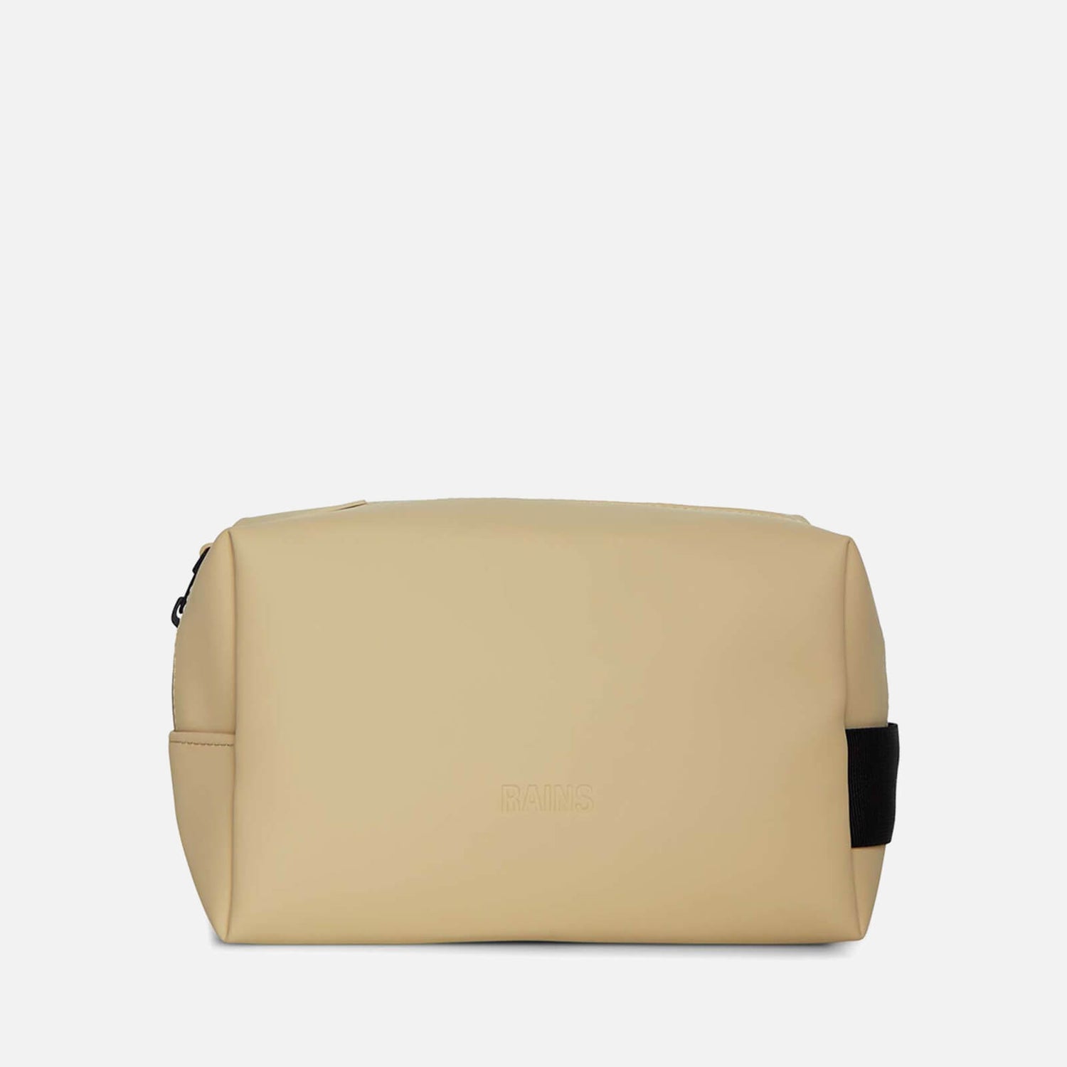 Rains Logo Faux Leather Wash Bag