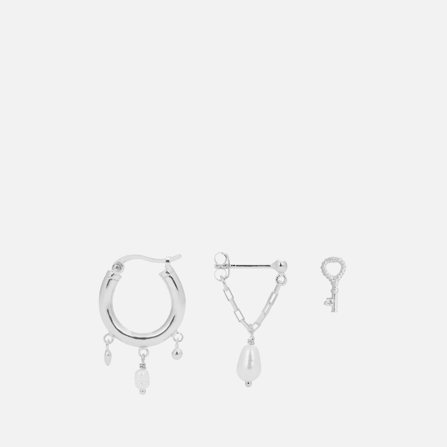 anna + nina Surreal Poetry Sterling SIlver Earring Set
