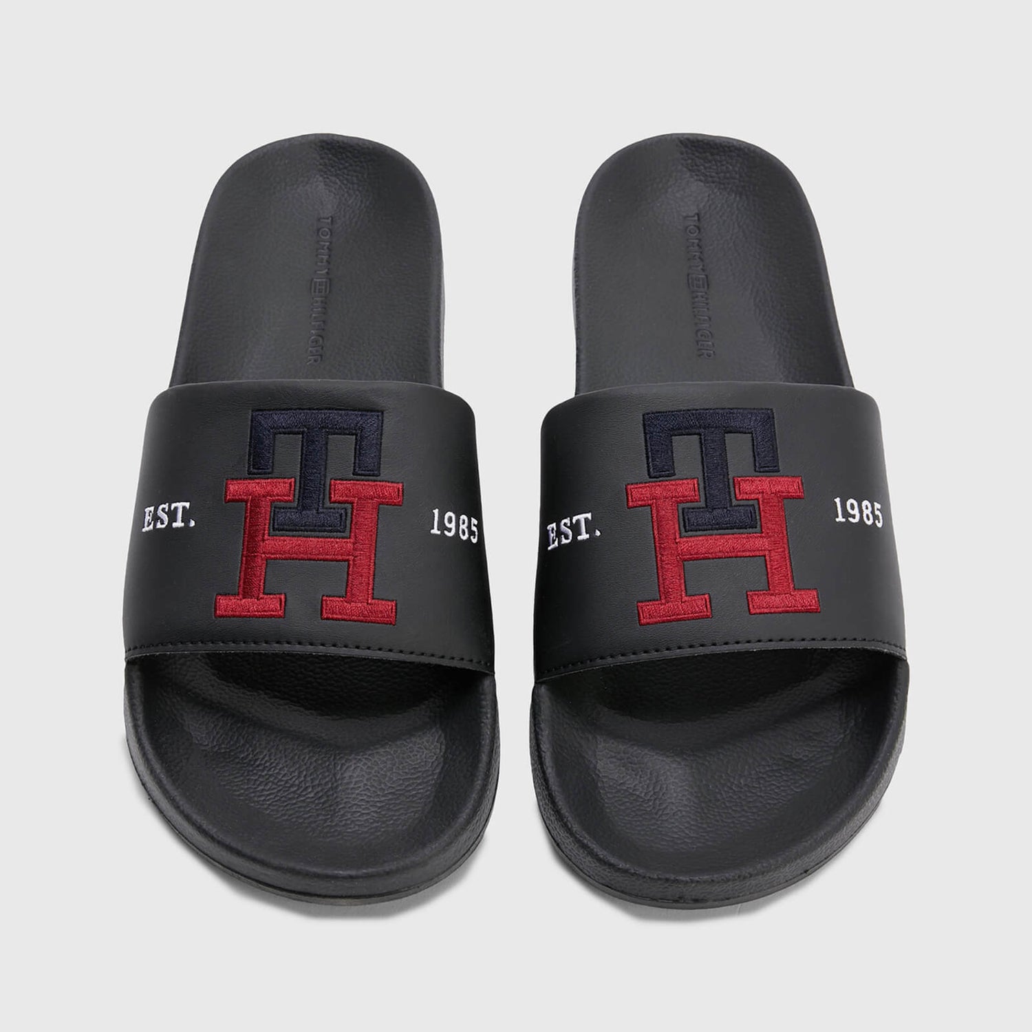 Tommy Hilfiger Th Embroidery Logo Pool Sliders - UK 7