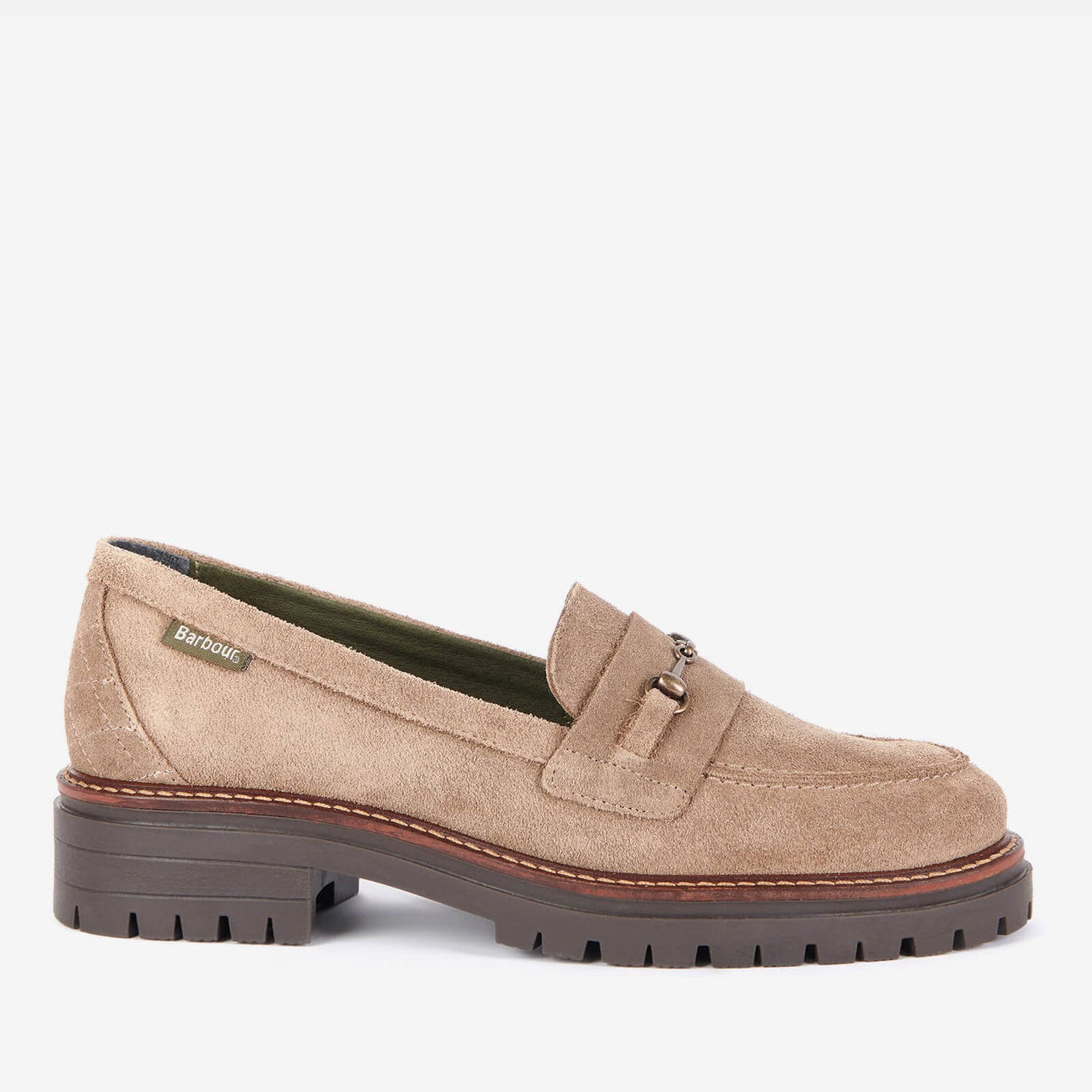 Barbour Brooke Stitched Suede Loafers