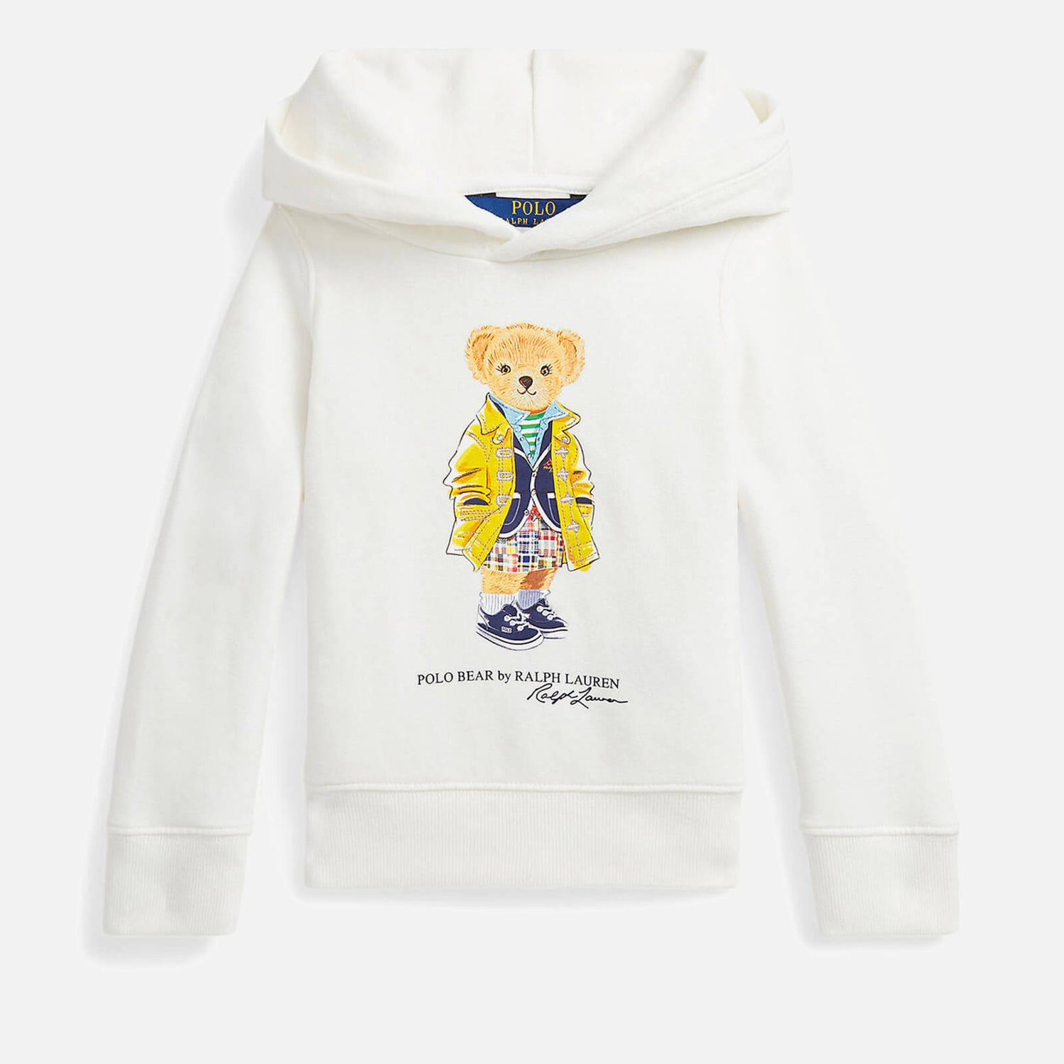 Polo Ralph Lauren Girls' Bear Printed Cotton Hoodie