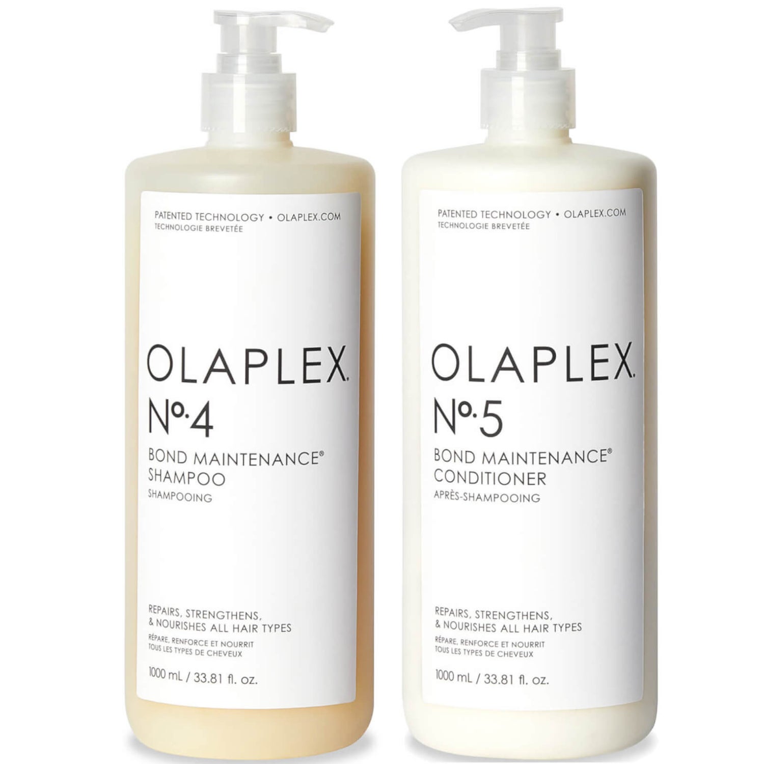 Olaplex No. 4 Bond Maintenance Shampoo and No.5 Bond Maintenance Conditioner Bundle