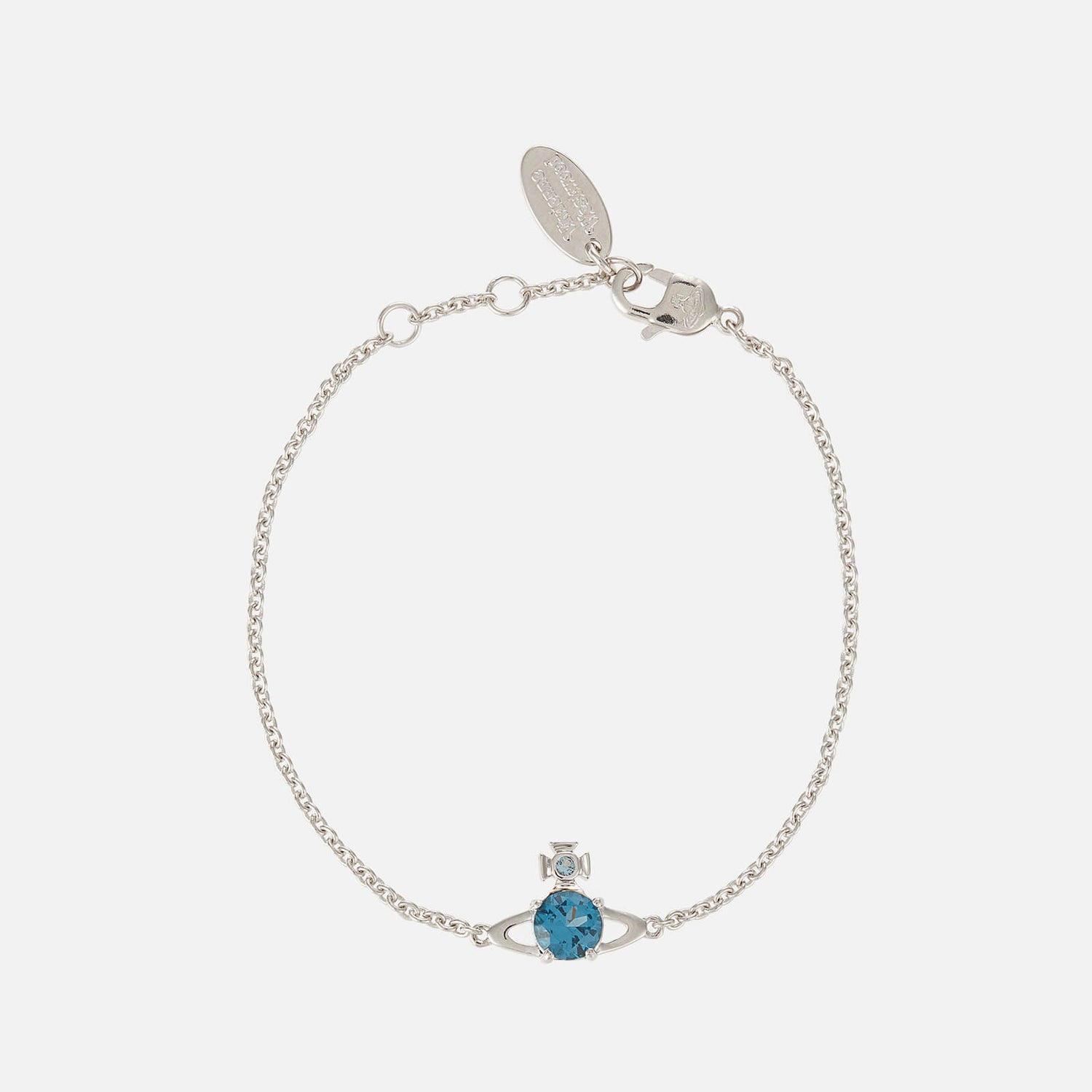Vivienne Westwood Reina Platinum and Crystal Small Bracelet