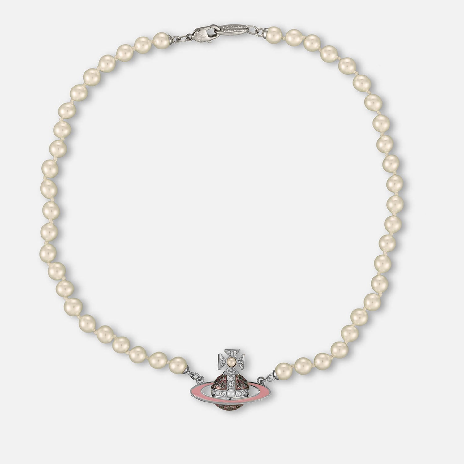 Vivienne Westwood Roxanne Pearl Silver-Tone Necklace
