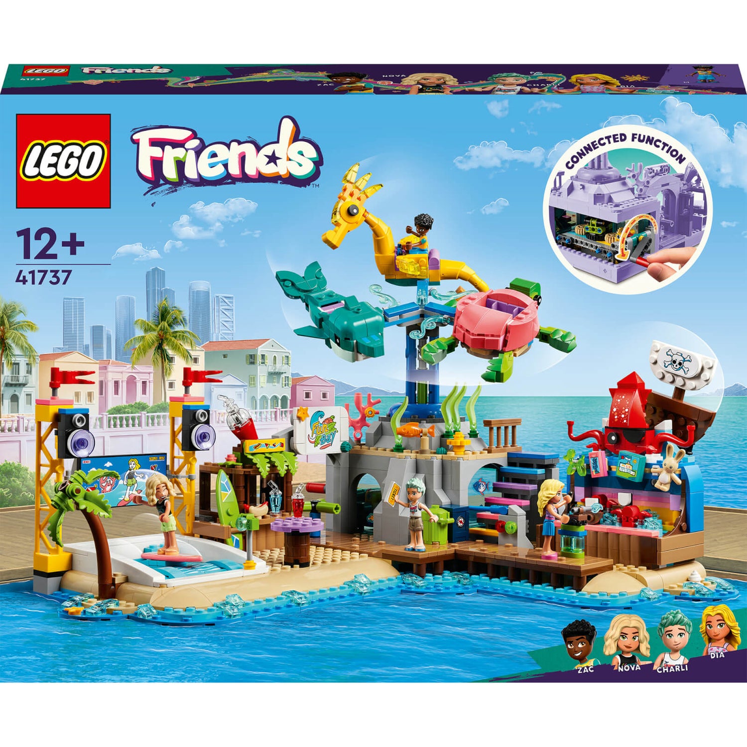 LEGO Friends: Beach Amusement Park Set for Ages 12+ (41737)