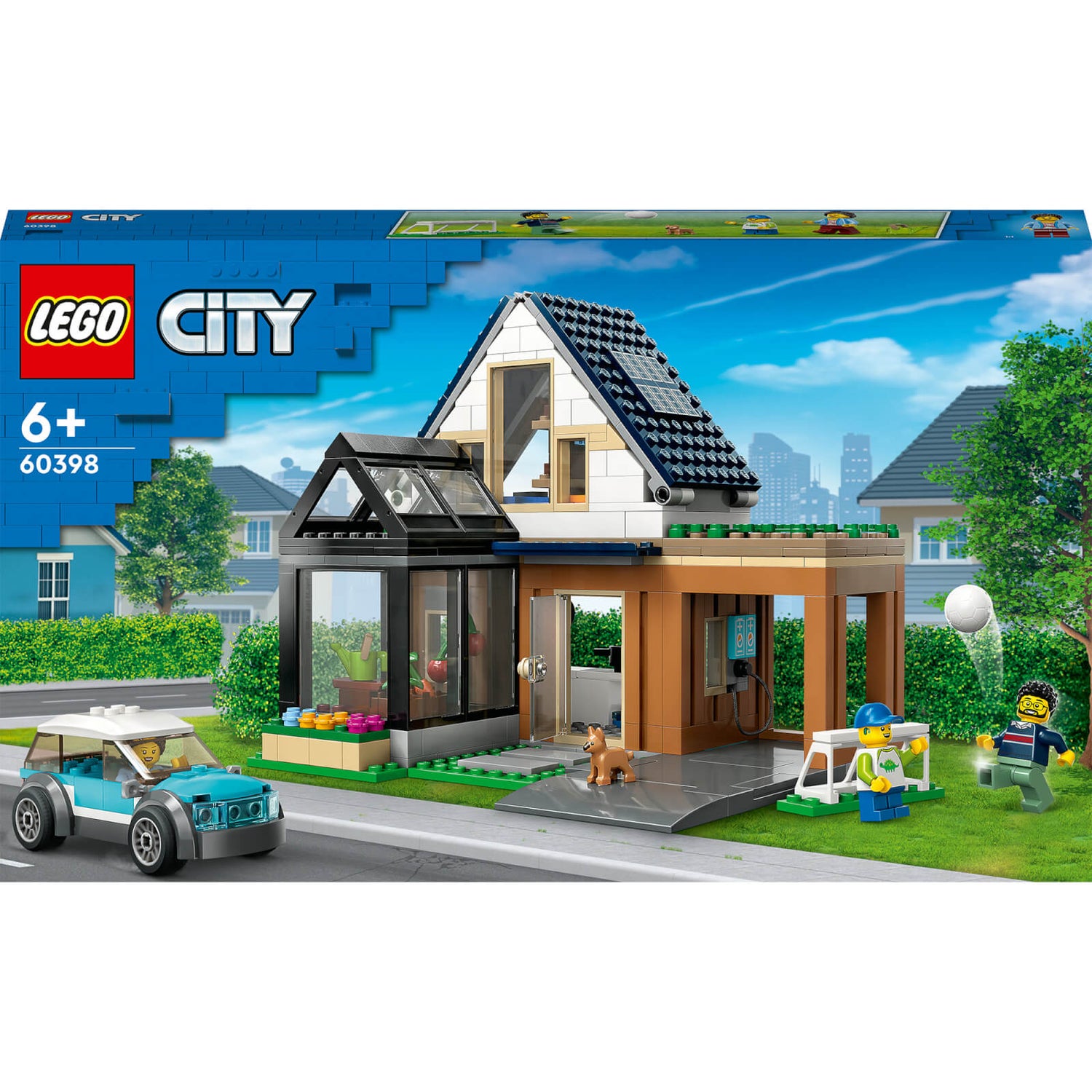 LEGO City: Family House and Electric Car Toy Playset (60398)