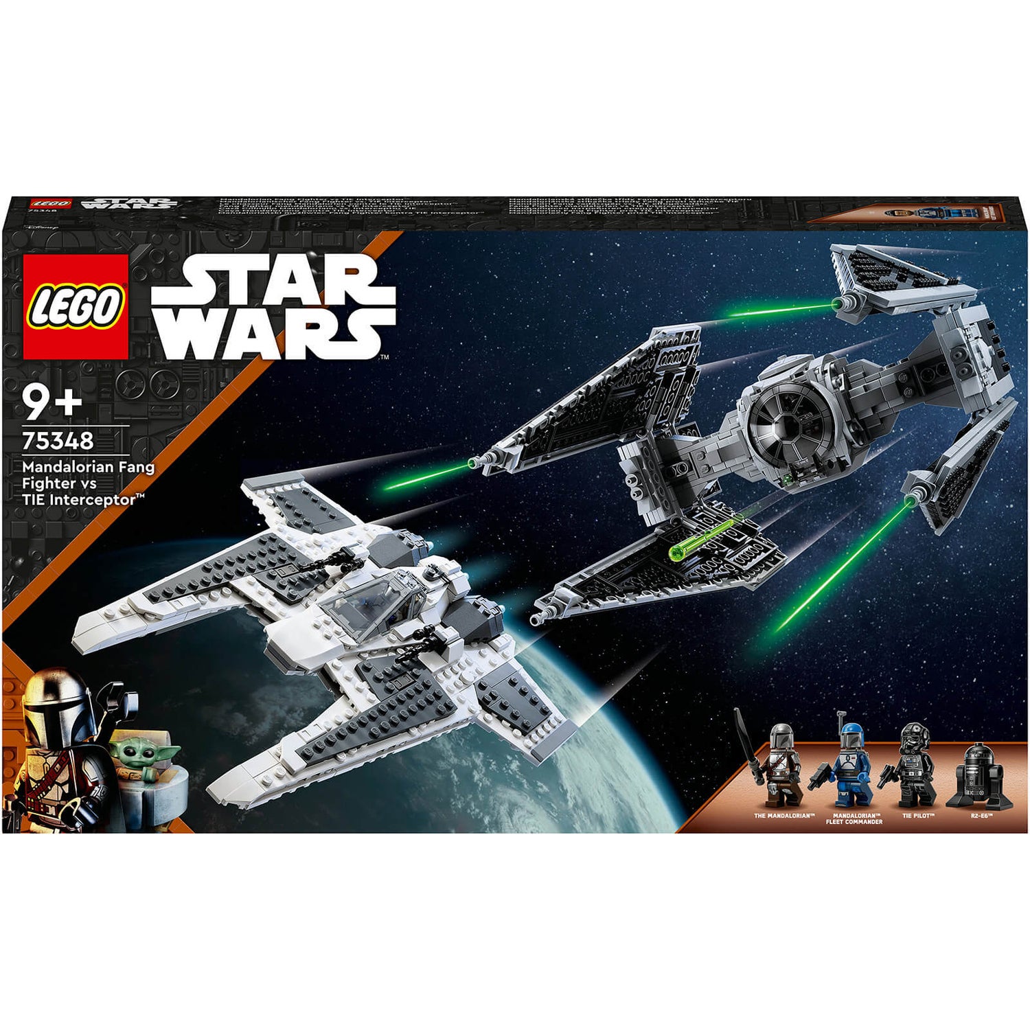 LEGO Star Wars: Mandalorian Fang Fighter vs. TIE Interceptor (75348)