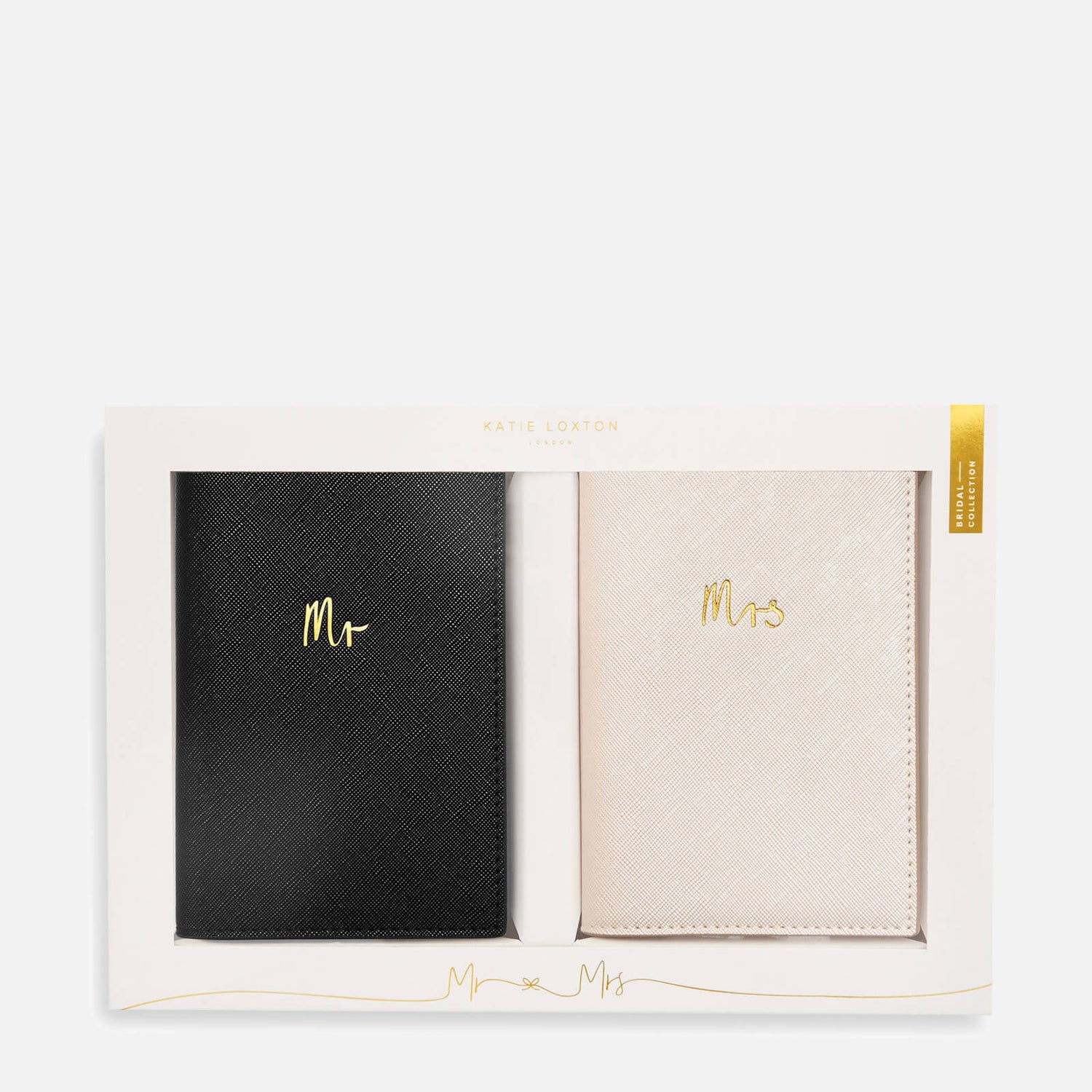 Katie Loxton Bridal Faux Leather Mr and Mrs Passport Cover Gift Set