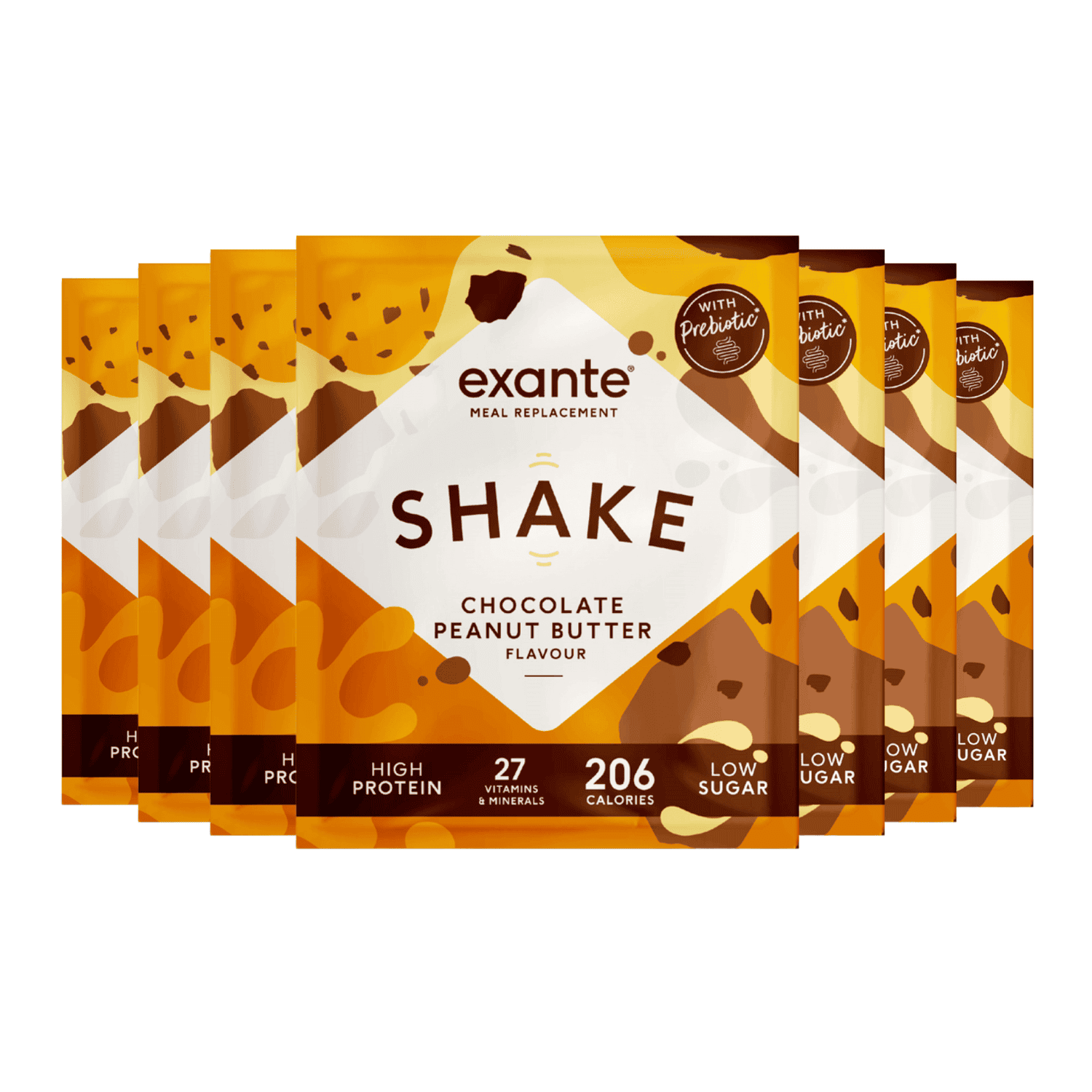 Chocolate Peanut Butter Flavour Low Sugar Meal Replacement Shake (Box of 7)