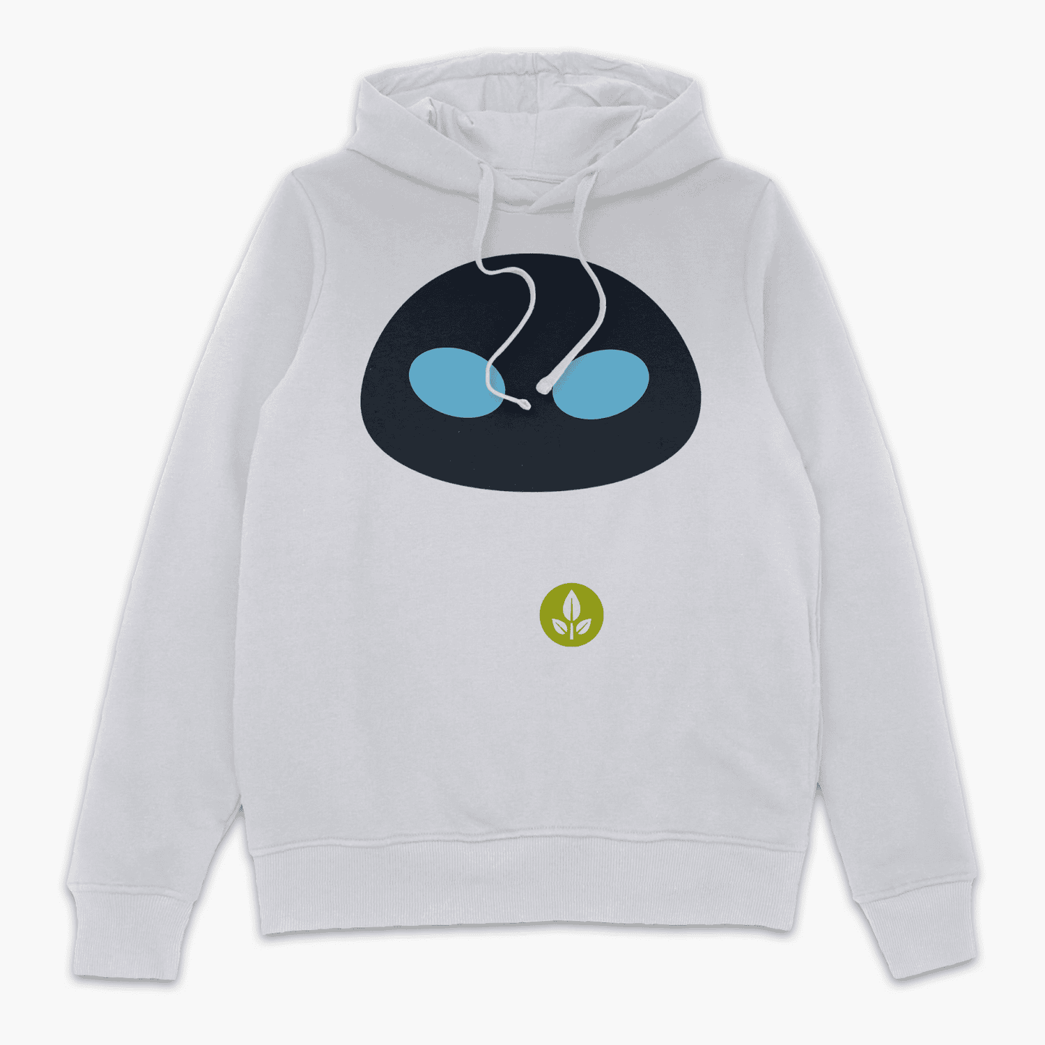 Wall.E Eve's Face Hoodie - White