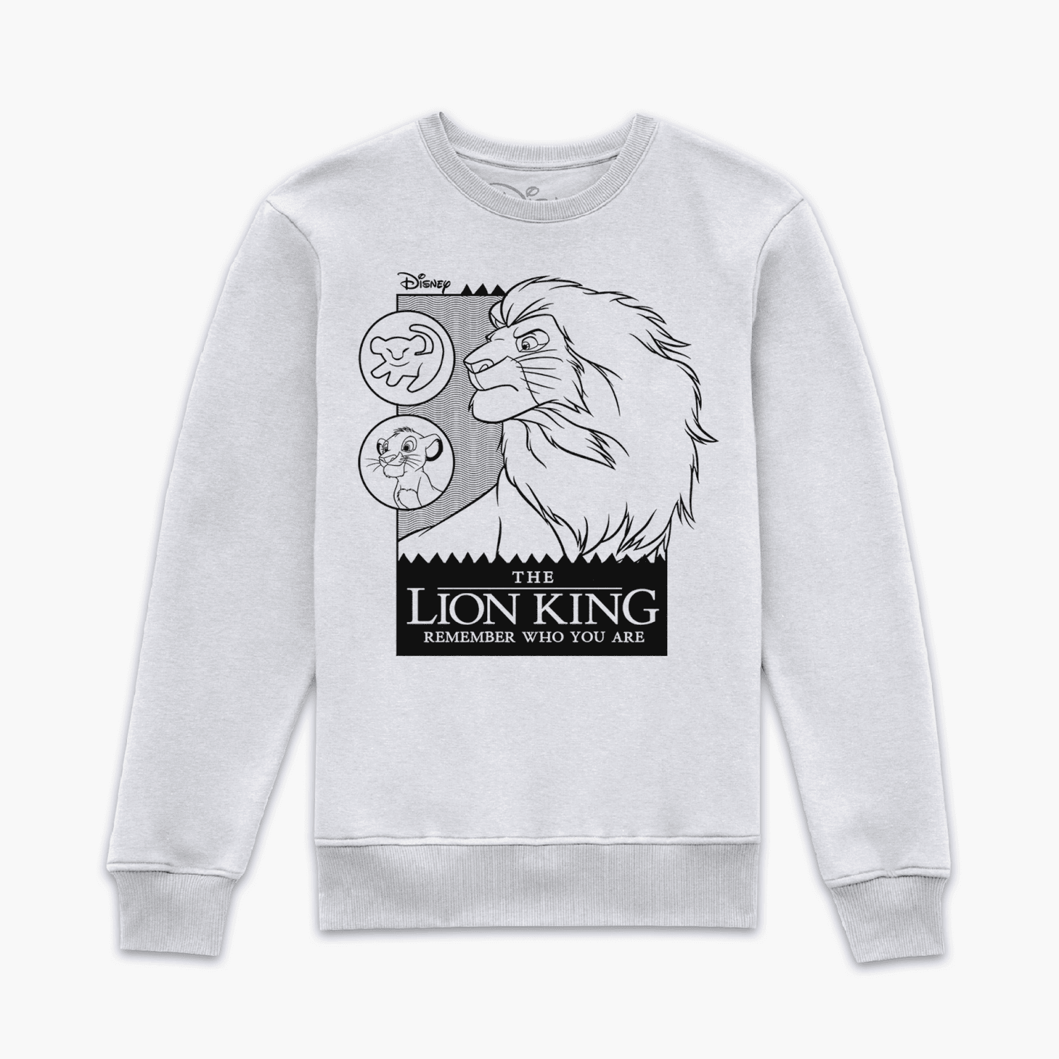 Lion King Remember Who You Are Sweatshirt - White