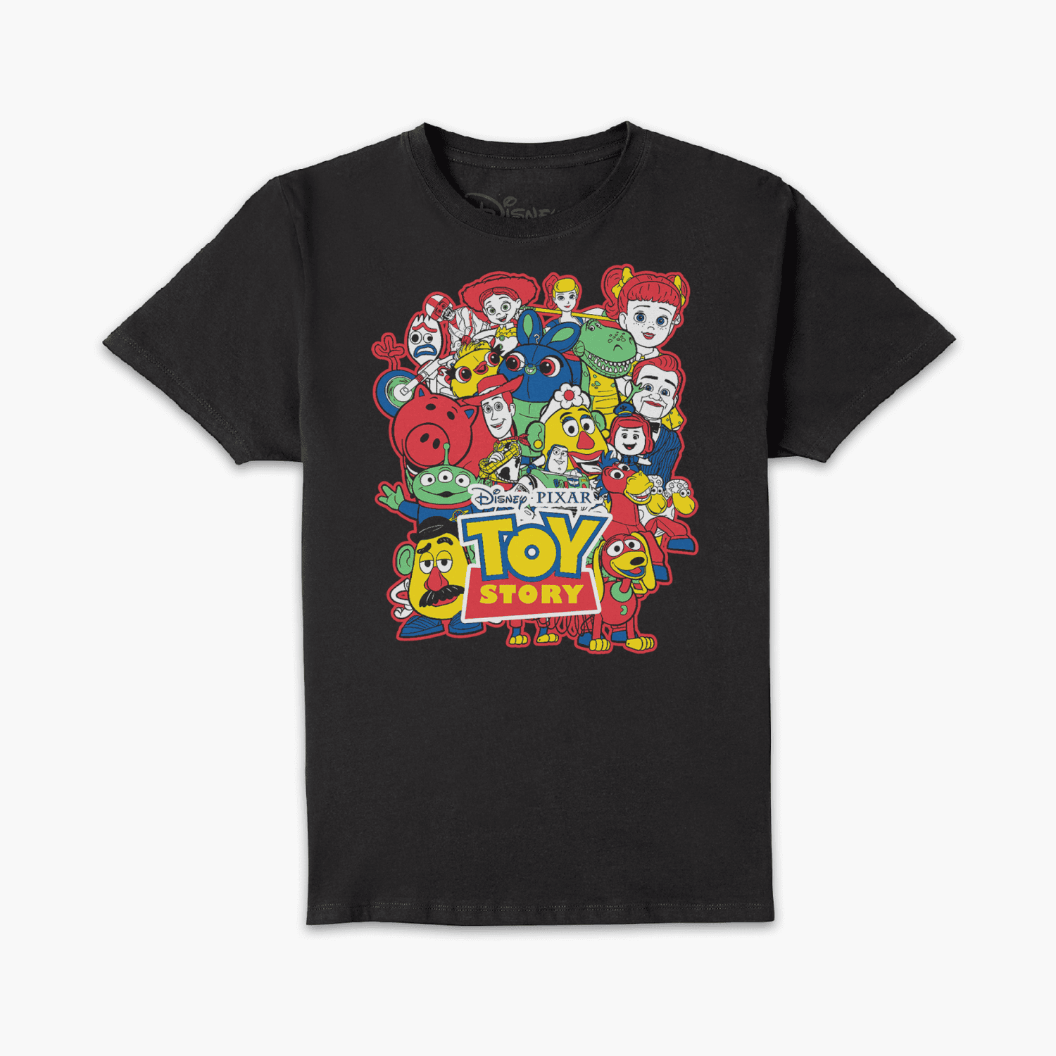 Toy Story Characters Unisex T-Shirt - Noir