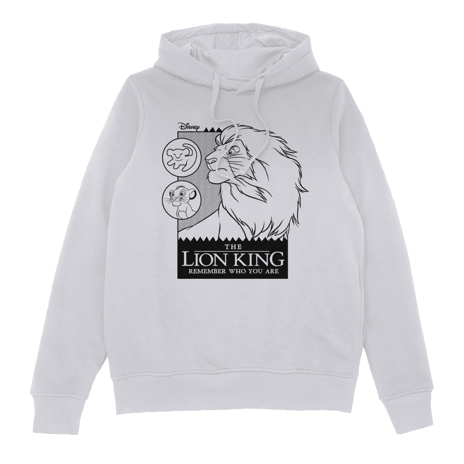 Lion King Remember Who You Are Kids' Hoodie - White